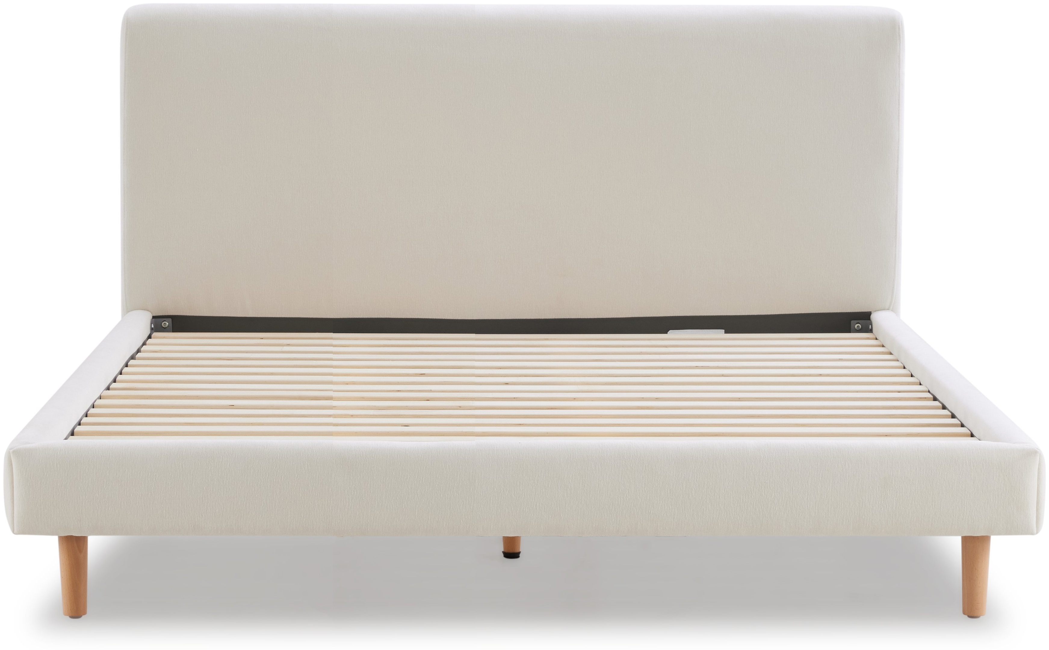 Cama Pure con tela FAM en blanco hueso, tamaño king cm - image 3