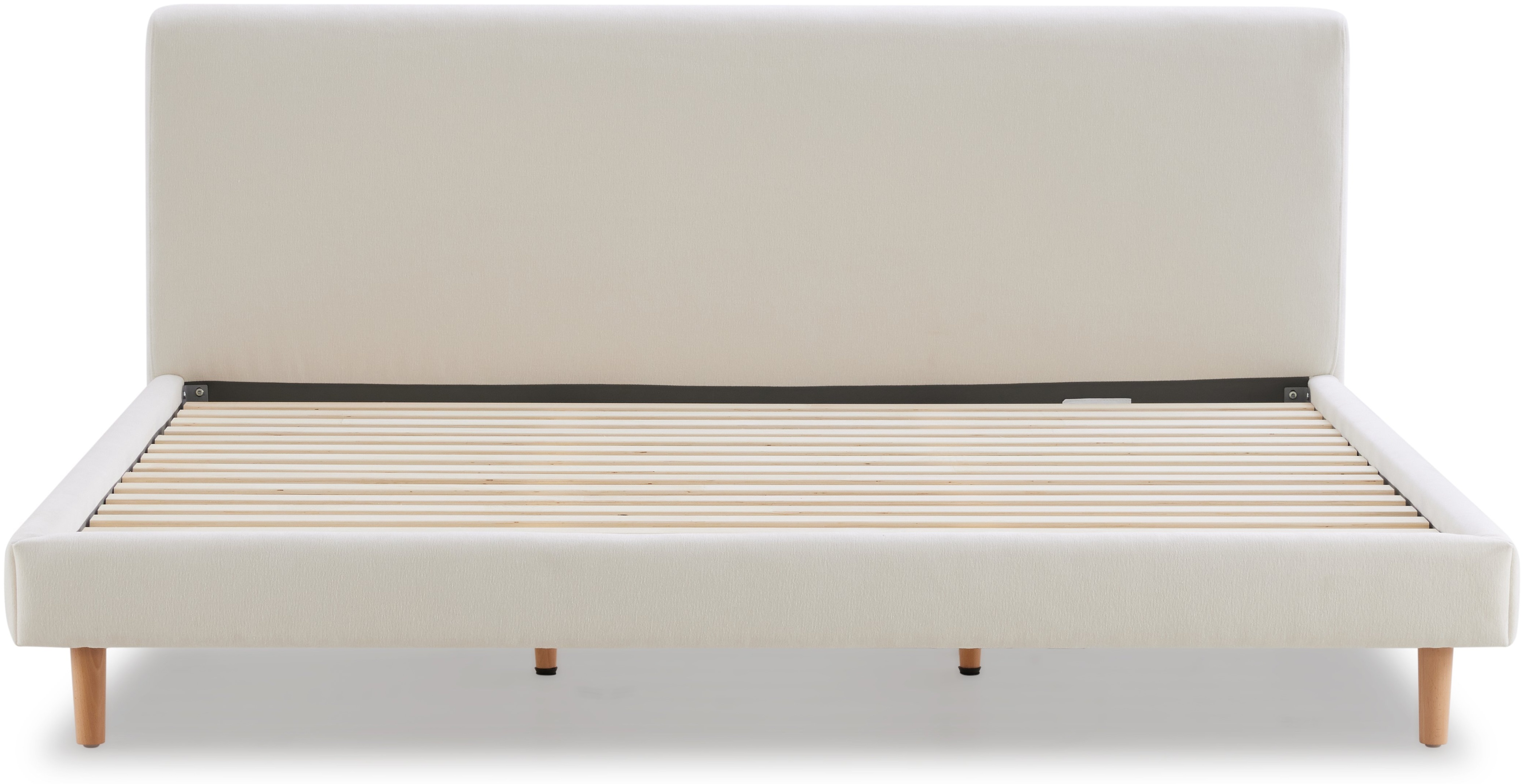 Cama Pure con tela FAM en blanco hueso, tamaño queen cm - image 2