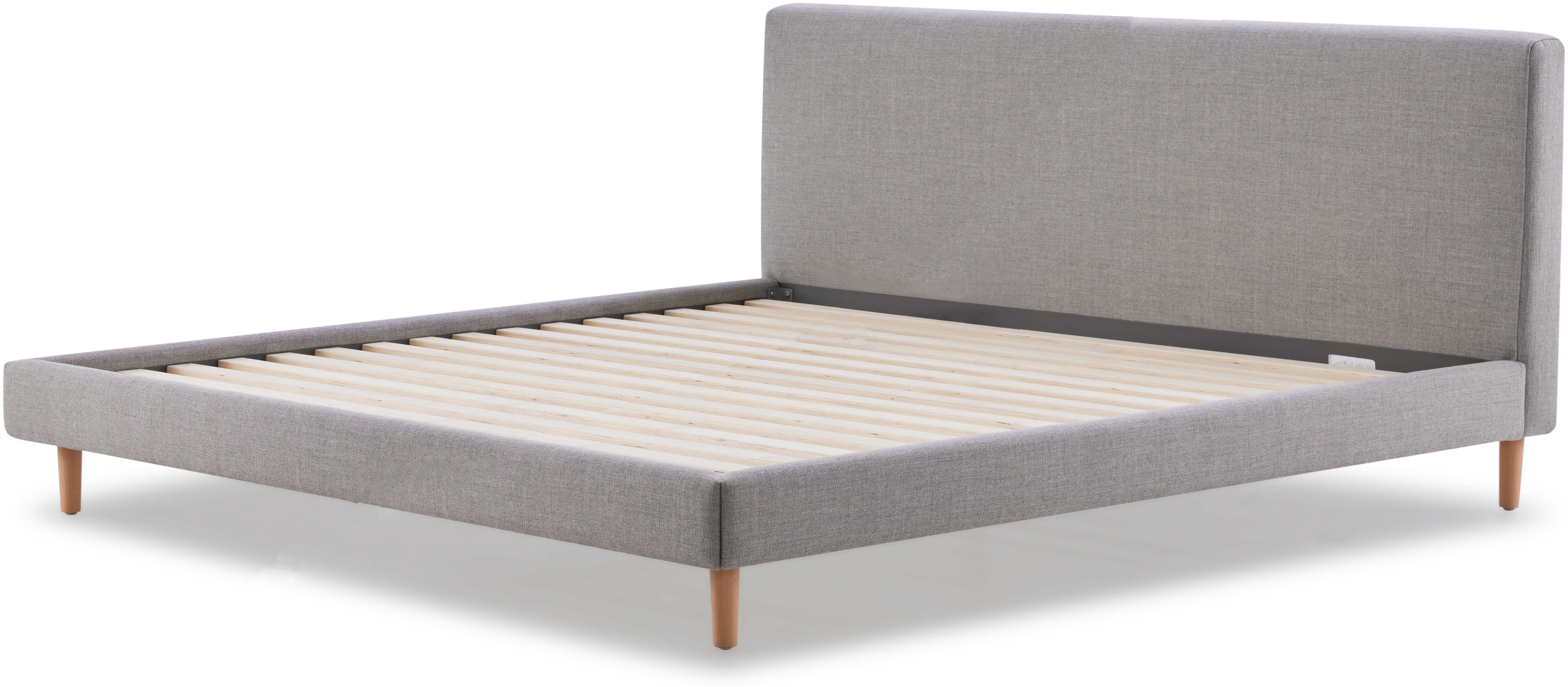 Cama Pure con tela gris HOME, tamaño queen cm - image 1