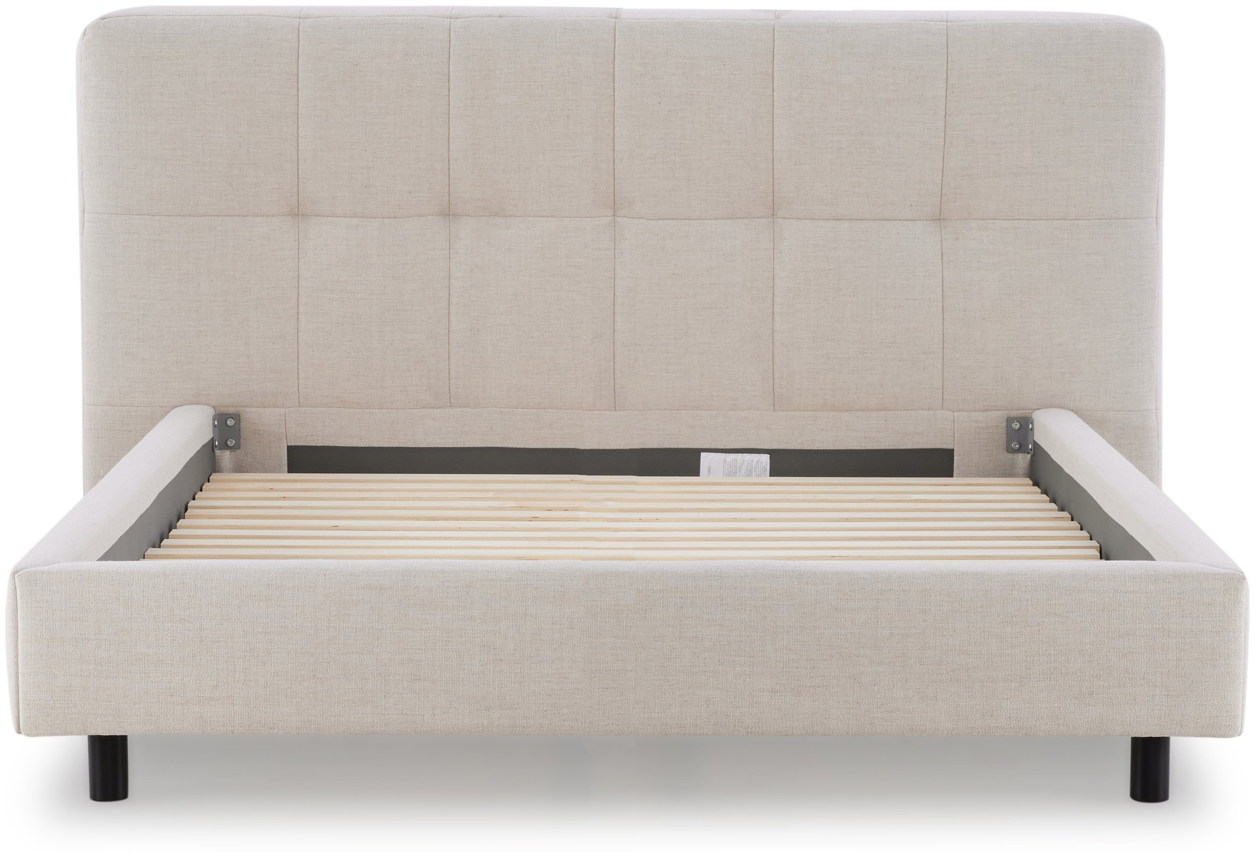 Cama Wafer con tela HOME Beige, tamaño king cm - image 1