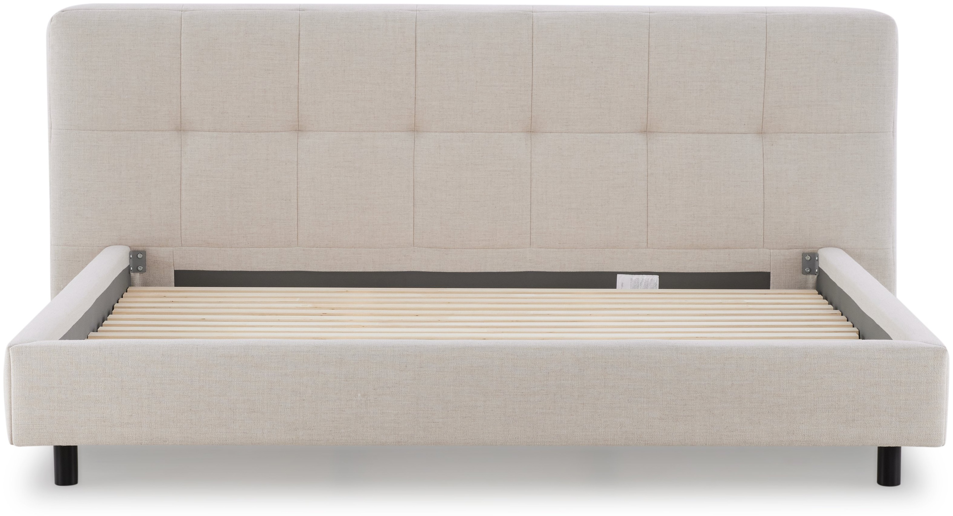 Cama Wafer con tela HOME Beige, tamaño queen cm - image 1