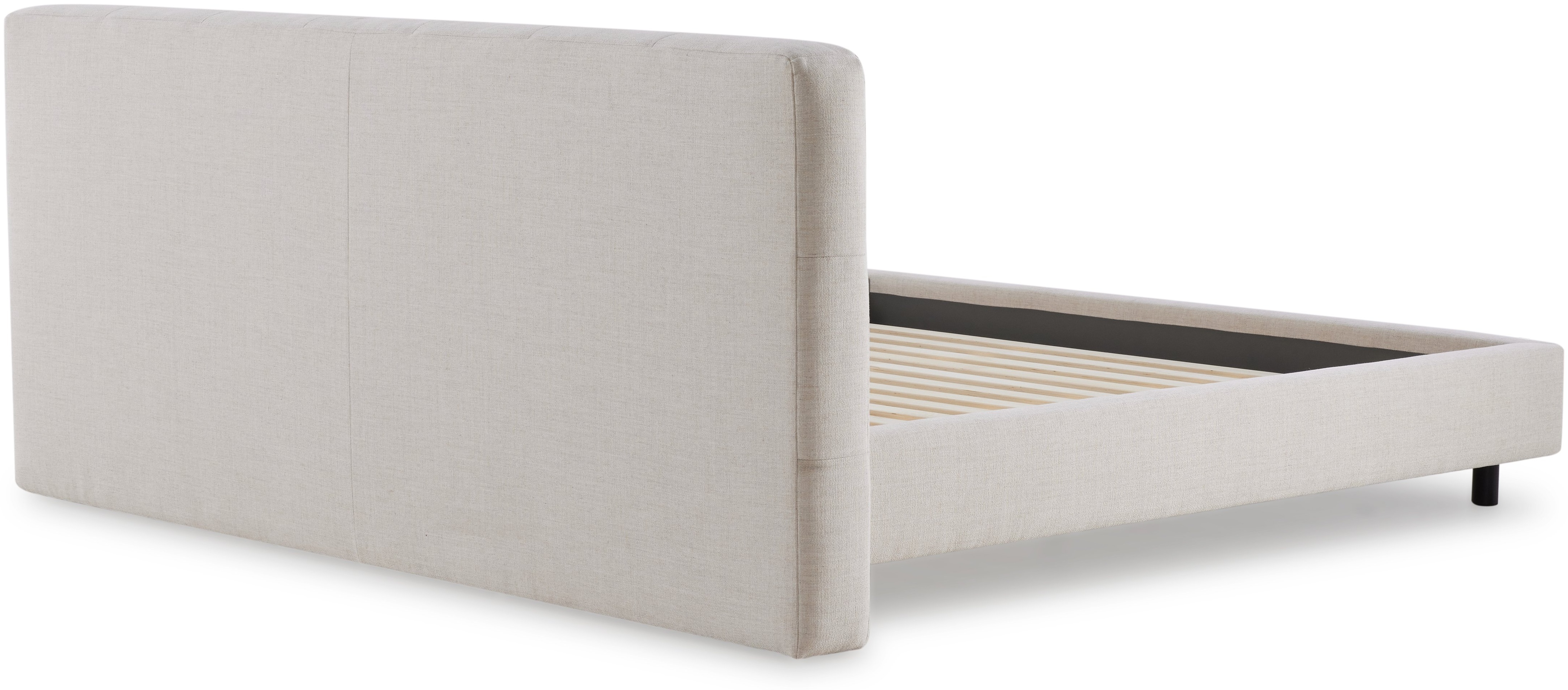 Cama Wafer con tela HOME Beige, tamaño queen cm - image 4