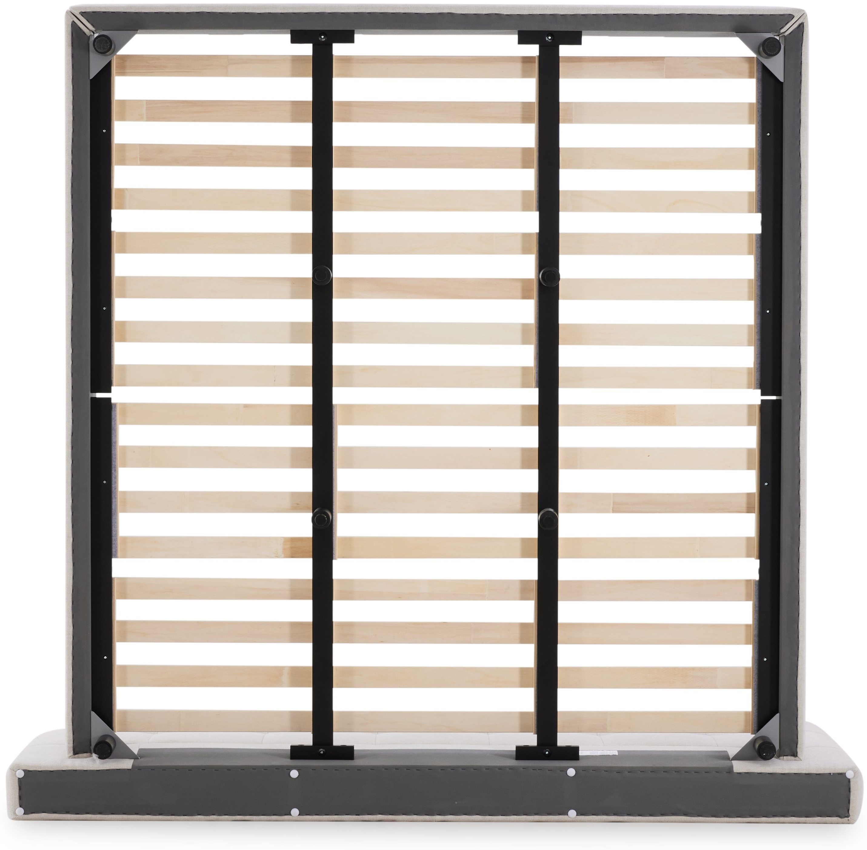 Cama Wafer con tela HOME Beige, tamaño queen cm - image 5