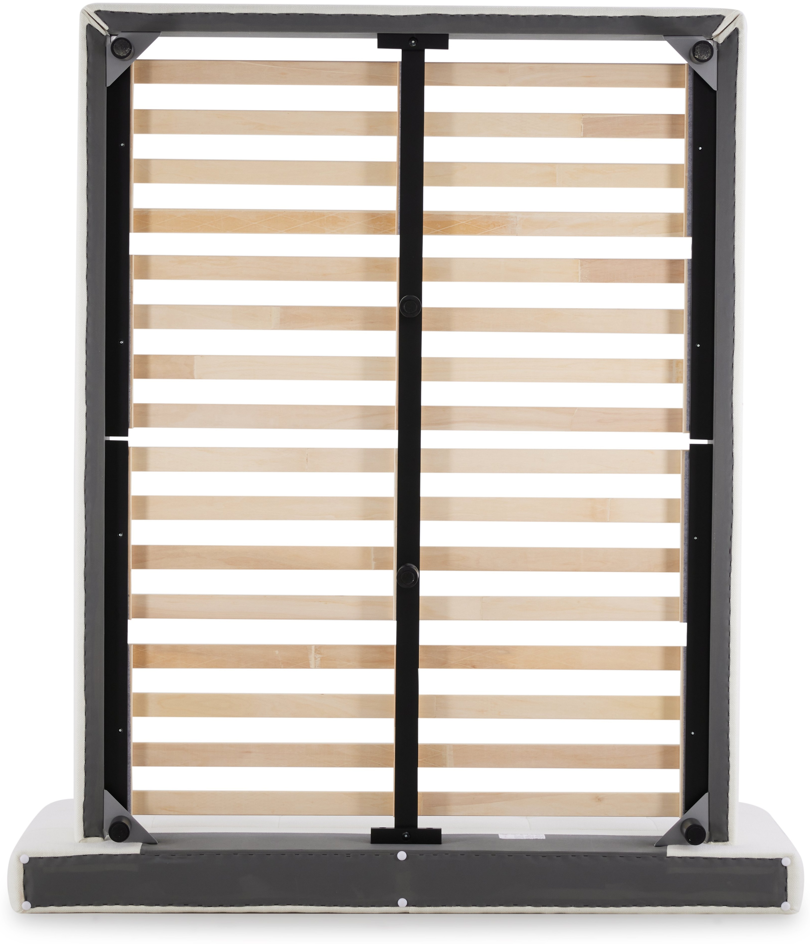Cama Wafer con tela KIND en blanco hueso, tamaño king cm - image 1