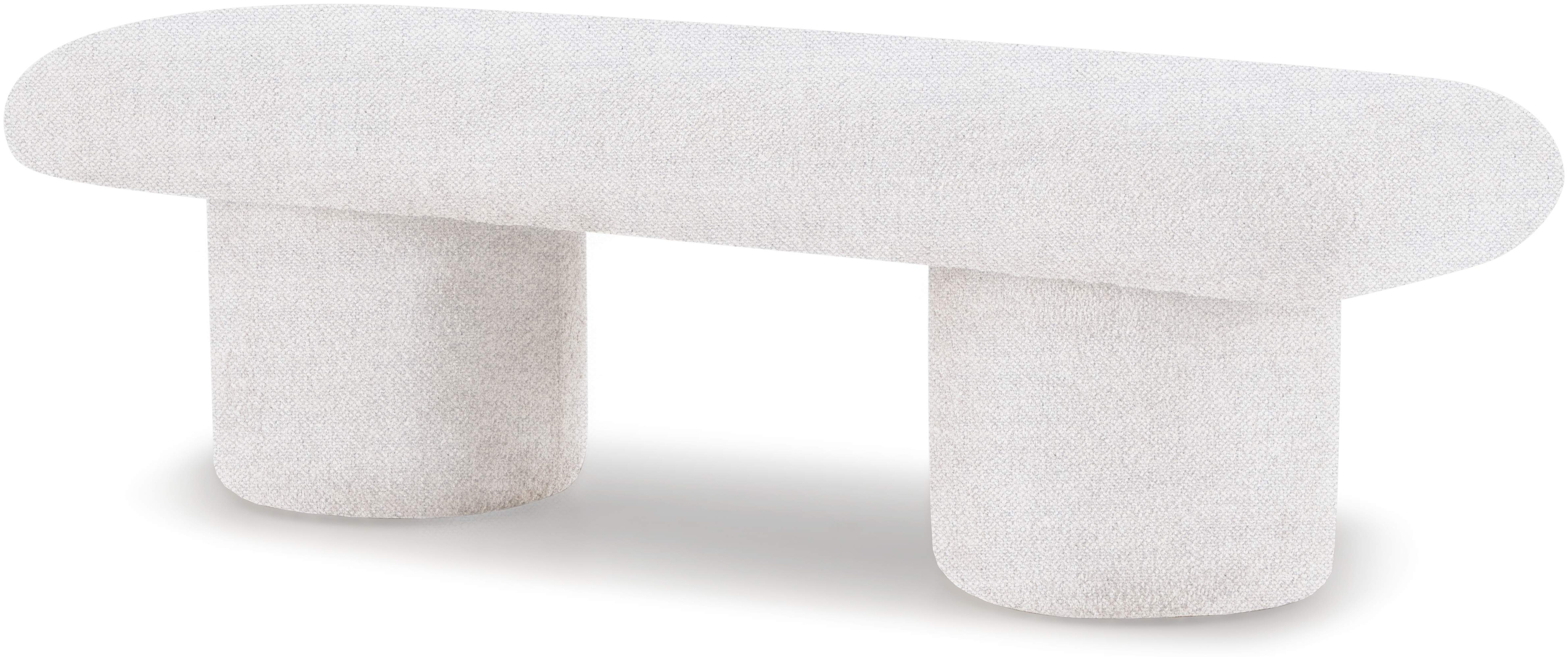 Banco bride con tela KIND en blanco hueso. - image 1