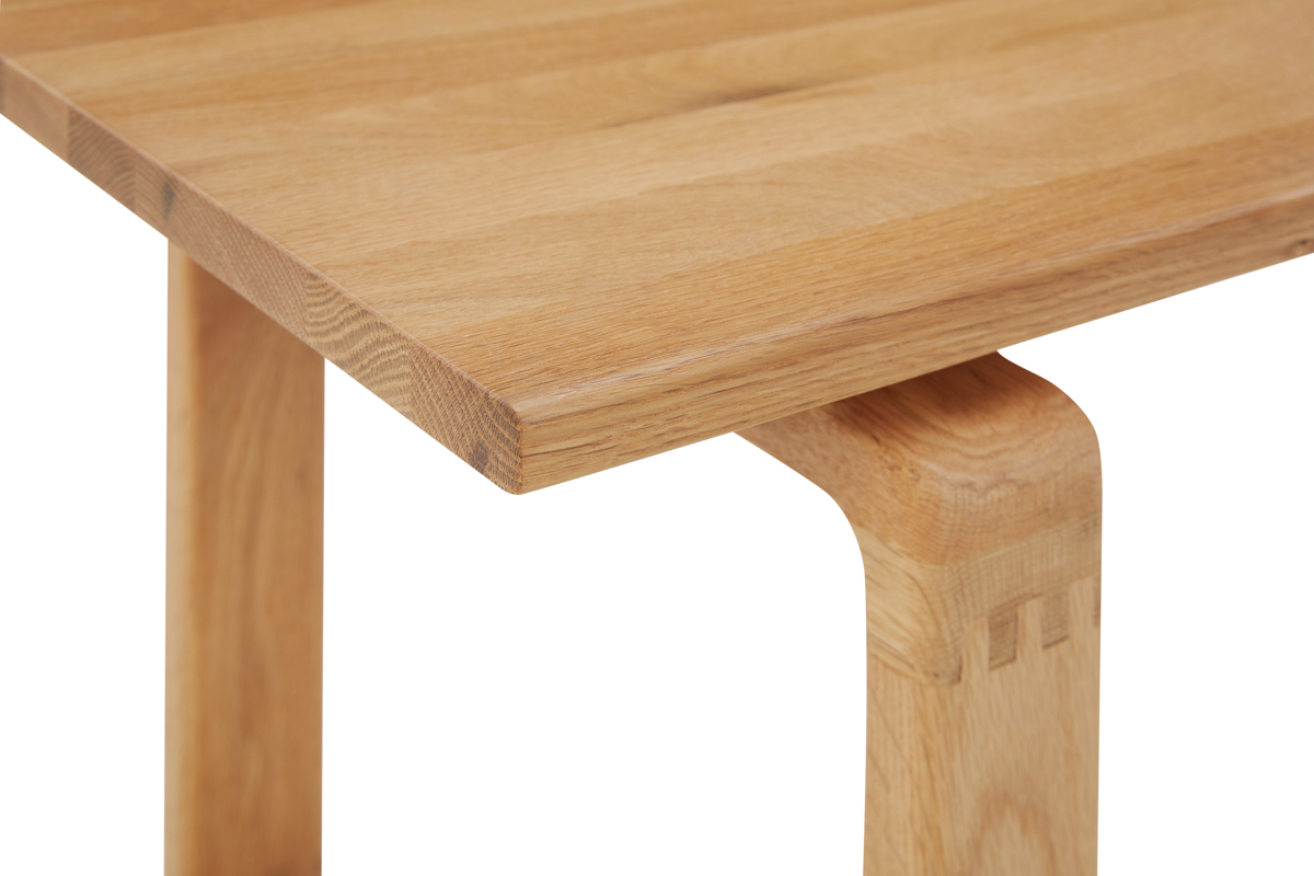Orbit Bench with Solid natural oak frame - image 3