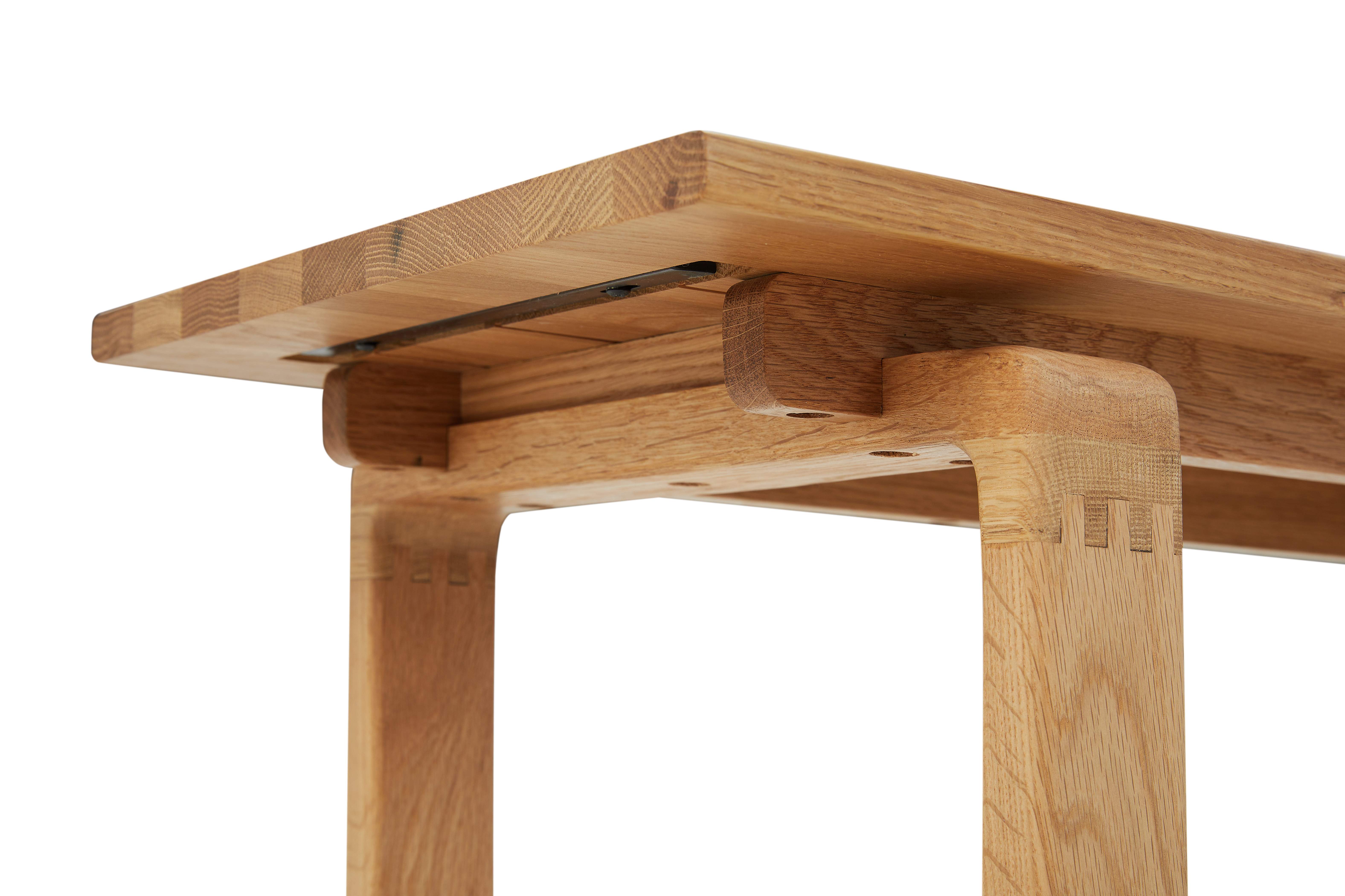 Orbit Bench with Solid natural oak frame - image 4