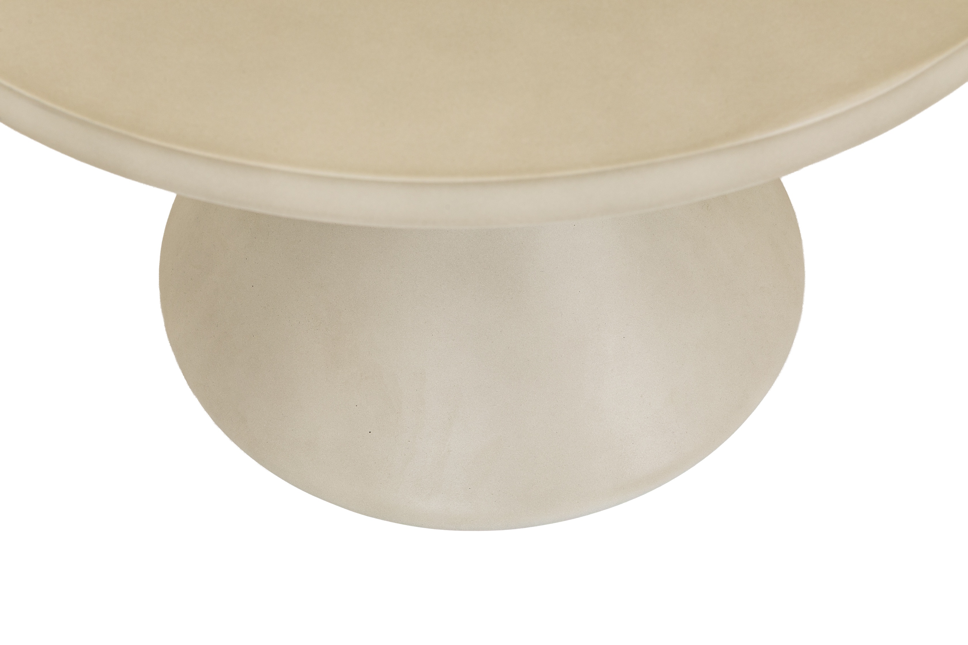 Lenuf coffe table with Light grey fibre cement with flat finish frame, 50 cm - image 3