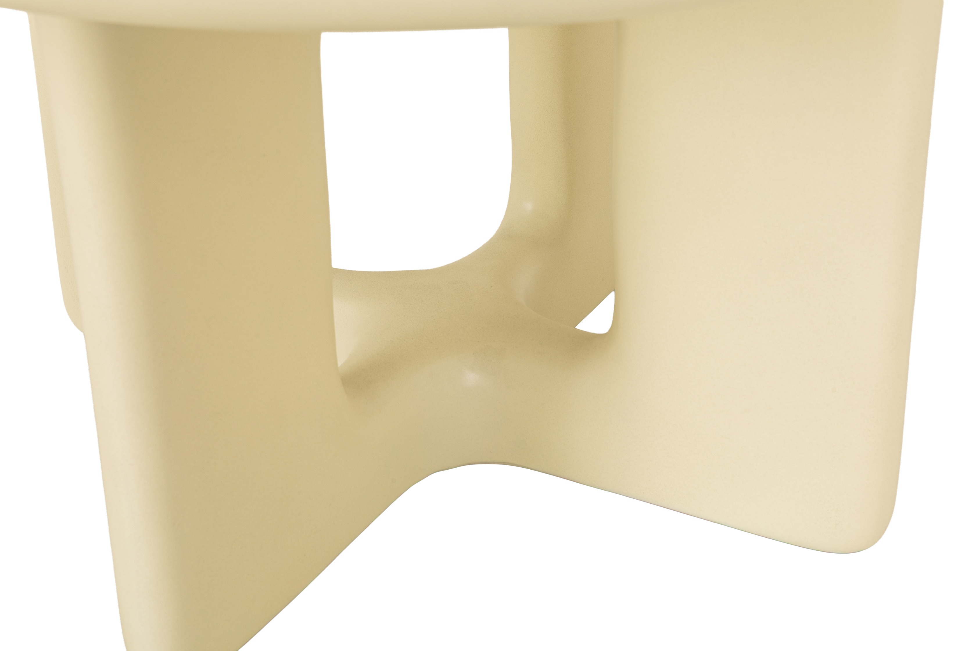 Yepa Coffee table with Cream cast concrete frame, 68 cm - image 2