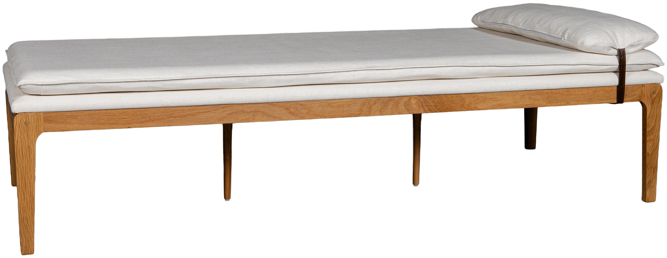 Cabo Daybed with Solid natural oak frame, Diego Cream Fabric - image 1