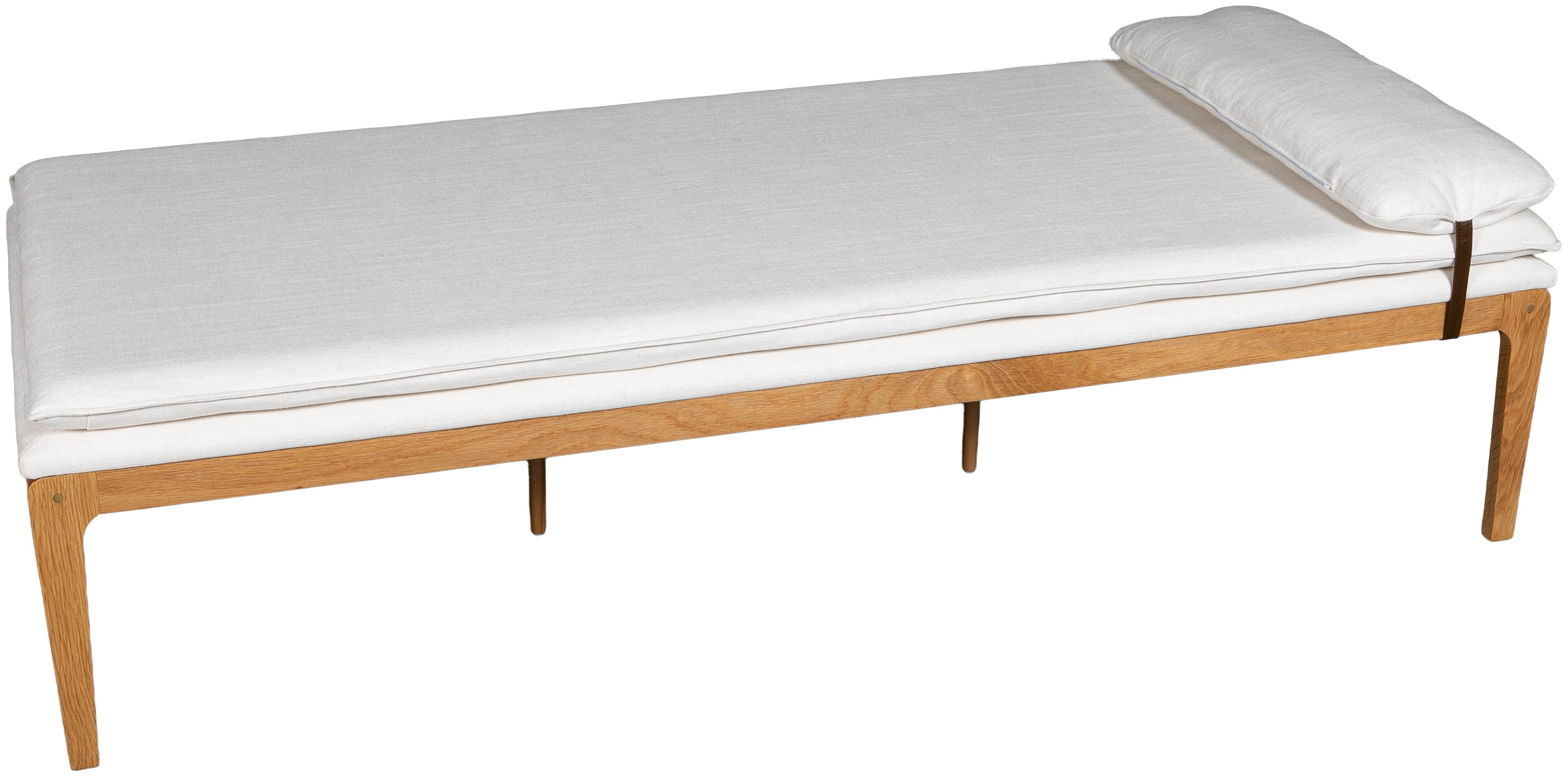 Cabo Daybed with Solid natural oak frame, Diego Cream Fabric - image 2