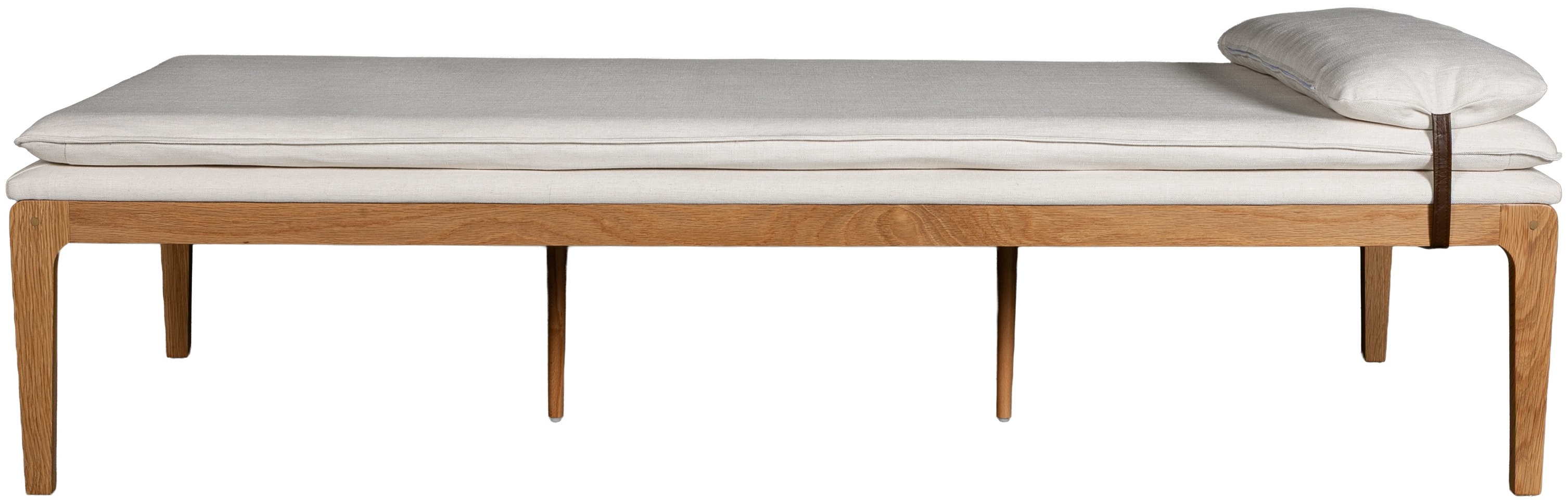 Cabo Daybed with Solid natural oak frame, Diego Cream Fabric - image 4