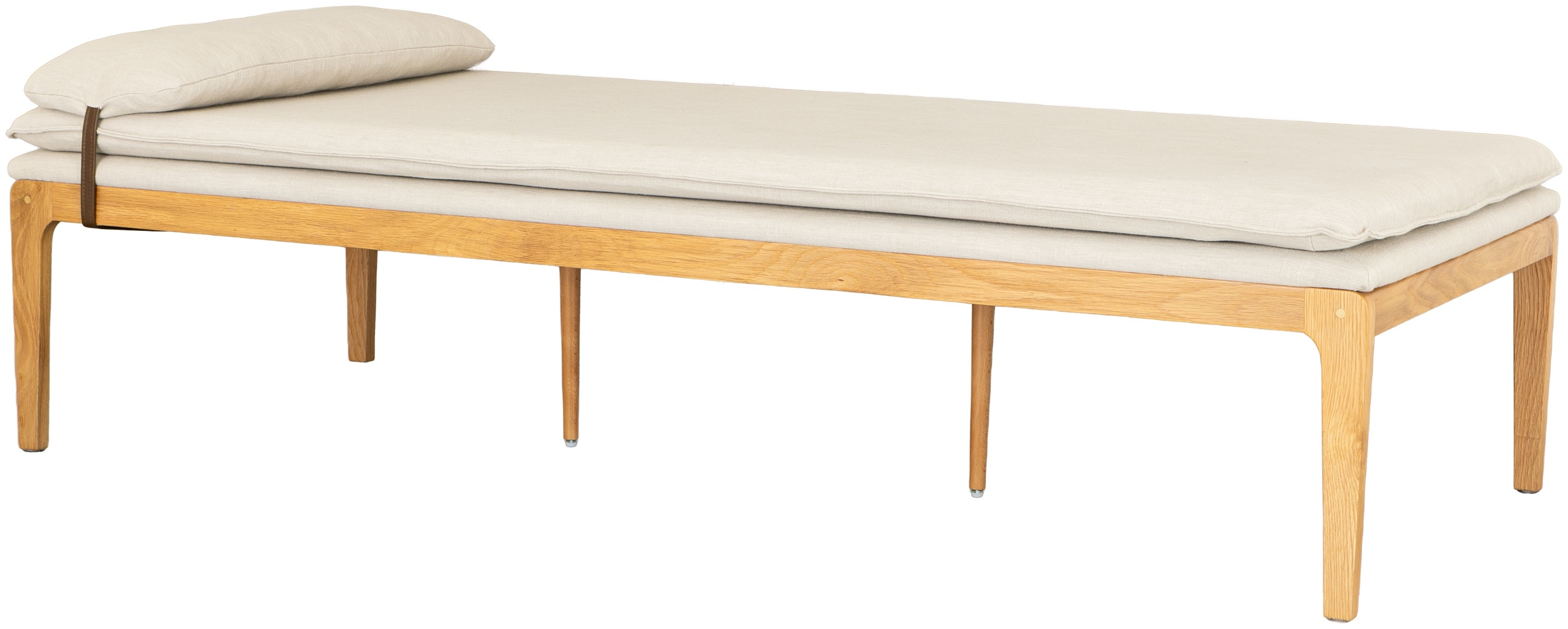Cabo Daybed with Solid natural oak frame, Diego Natural Fabric - image 1