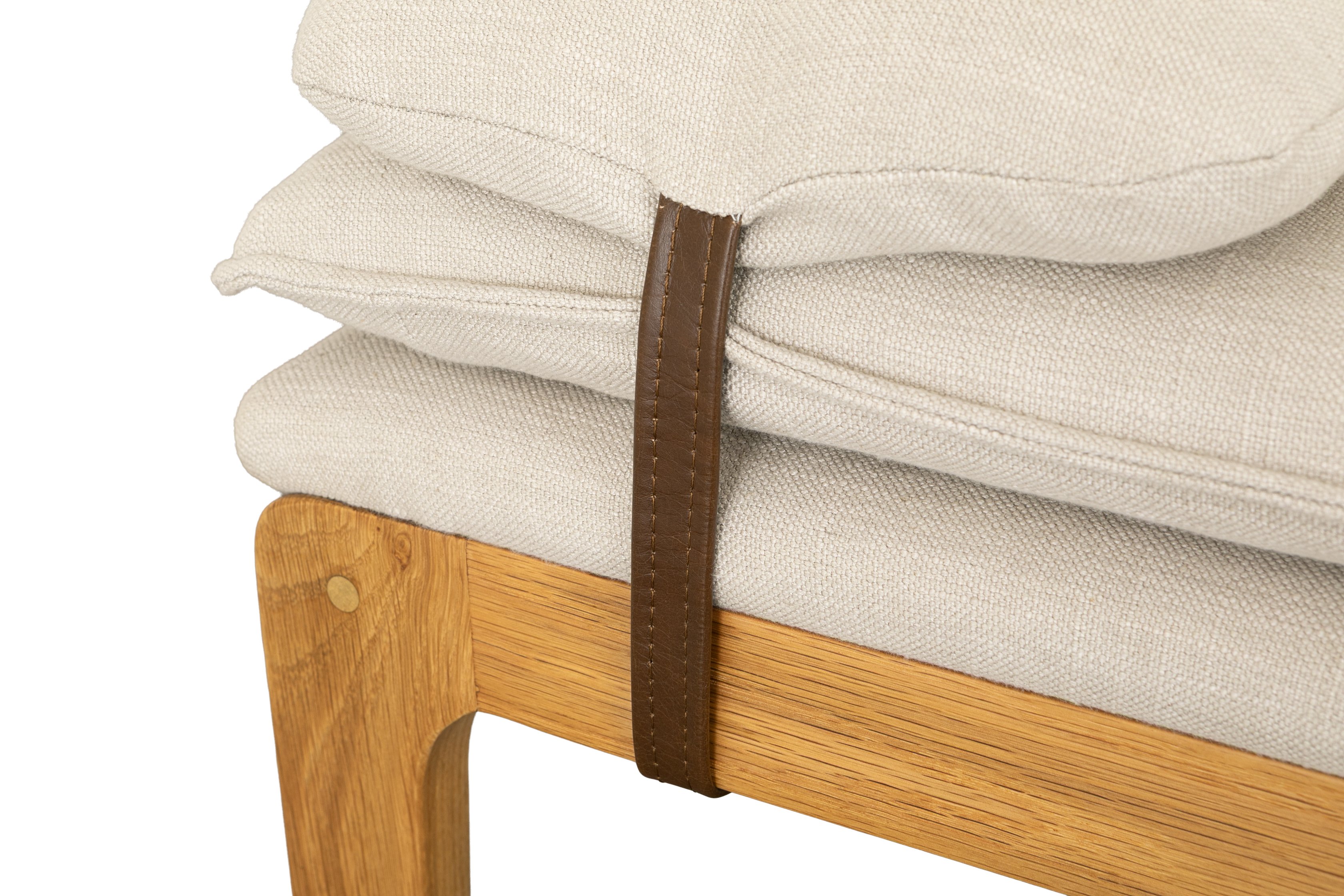 Cabo Daybed with Solid natural oak frame, Diego Natural Fabric - image 2