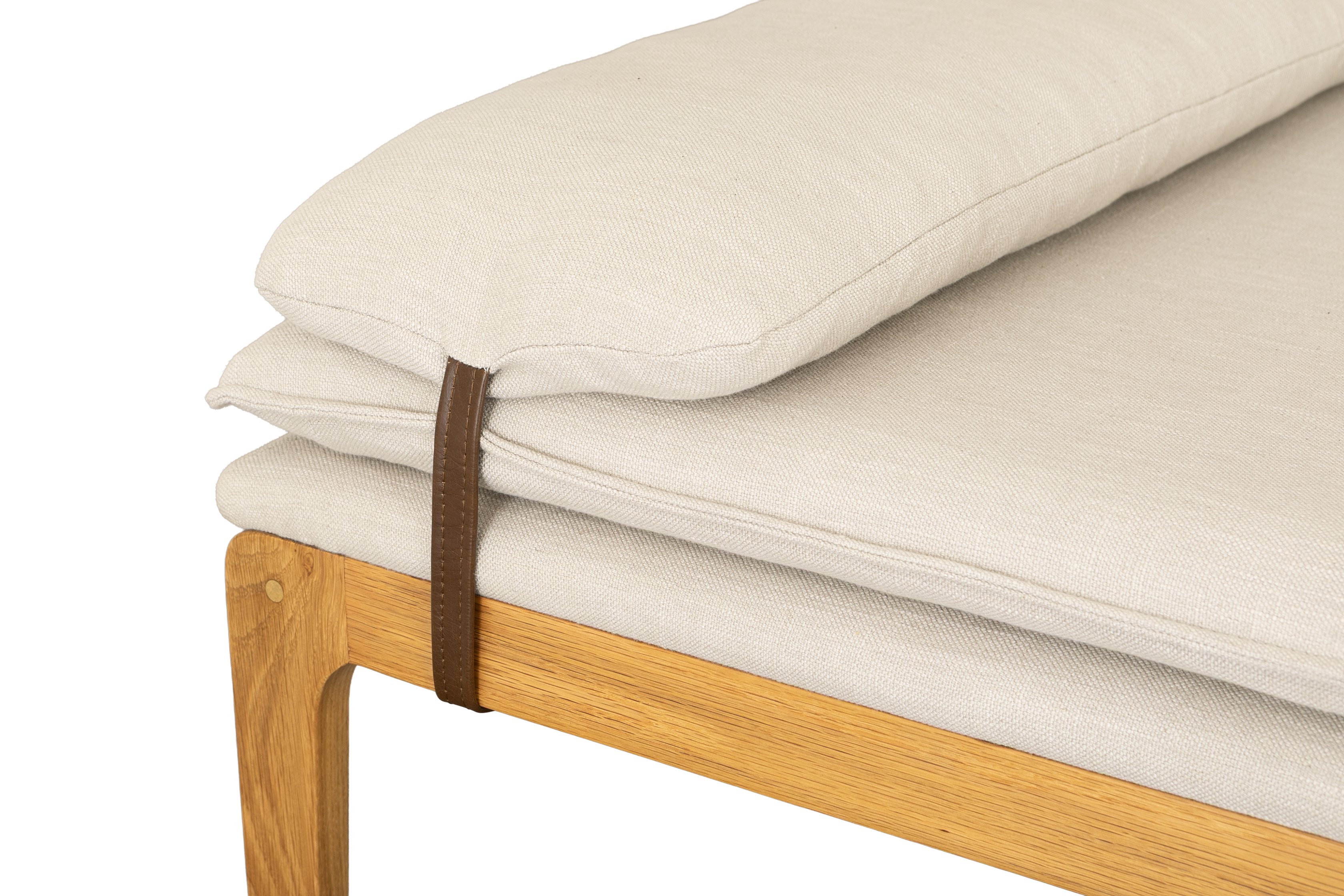 Cabo Daybed with Solid natural oak frame, Diego Natural Fabric - image 3