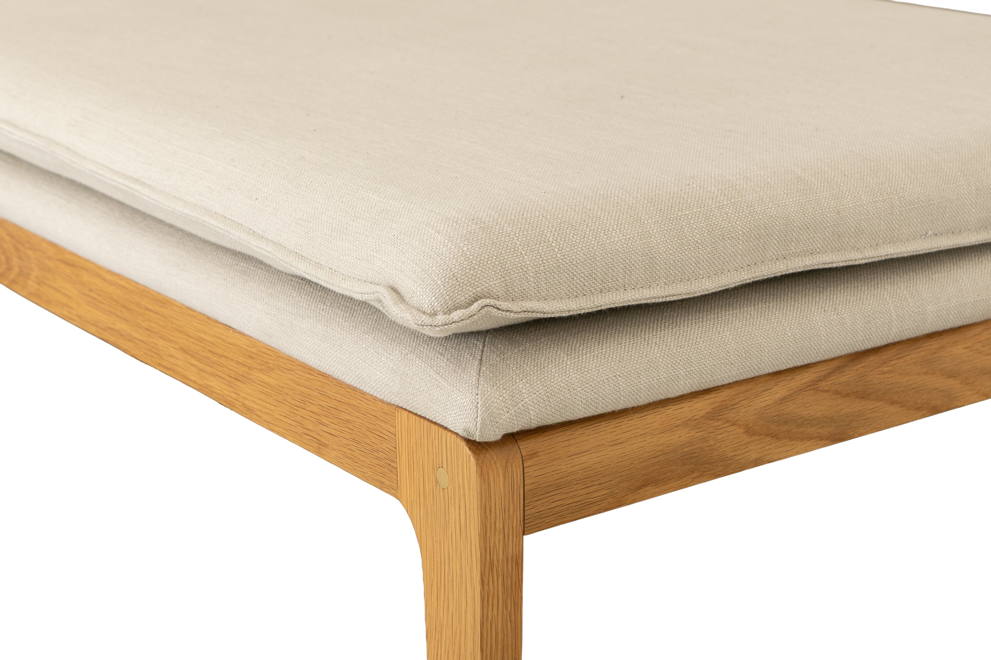Cabo Daybed with Solid natural oak frame, Diego Natural Fabric - image 4