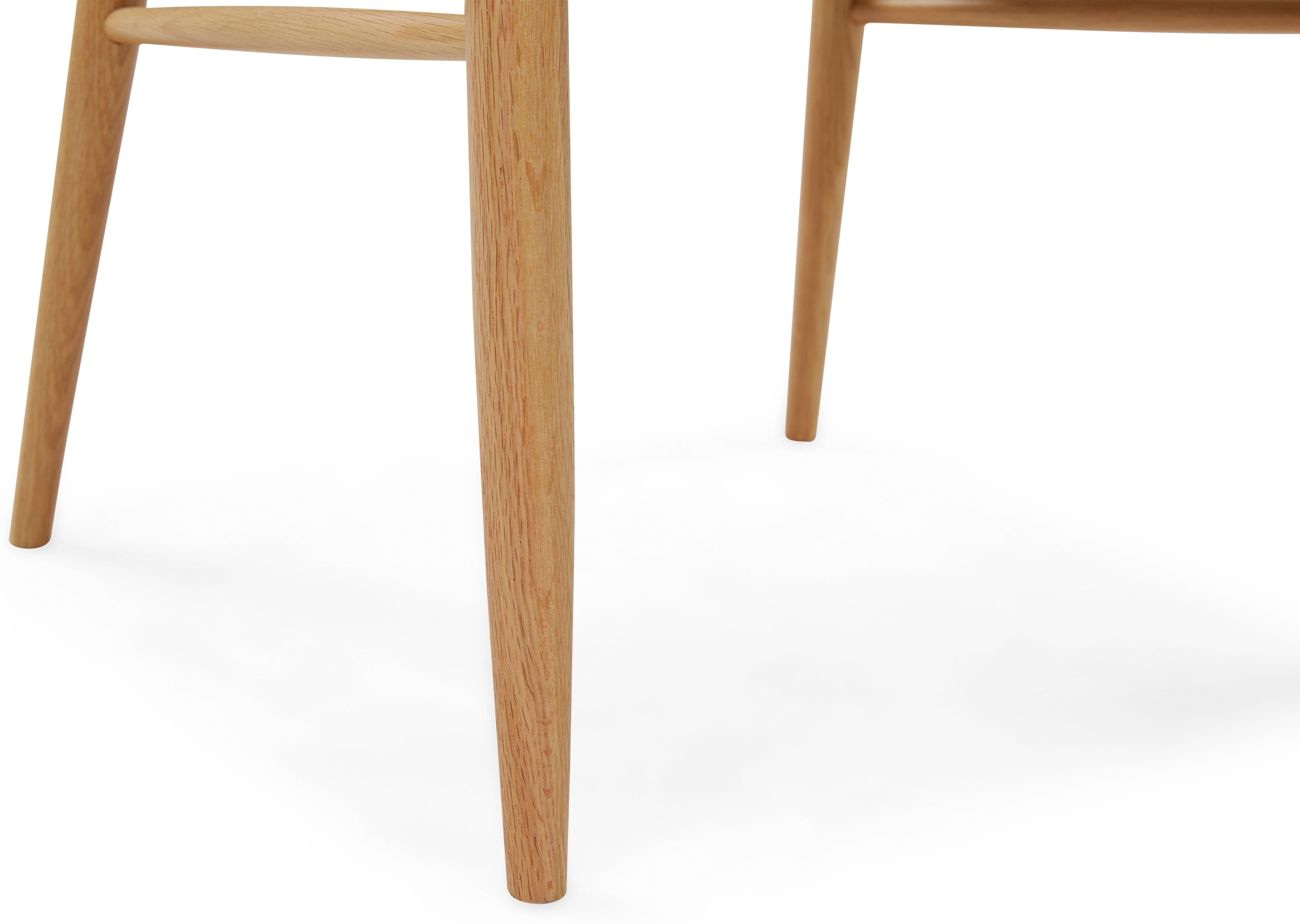 Aura dining chair with Solid natural oak frame, GR2 Corda Leather - image 2