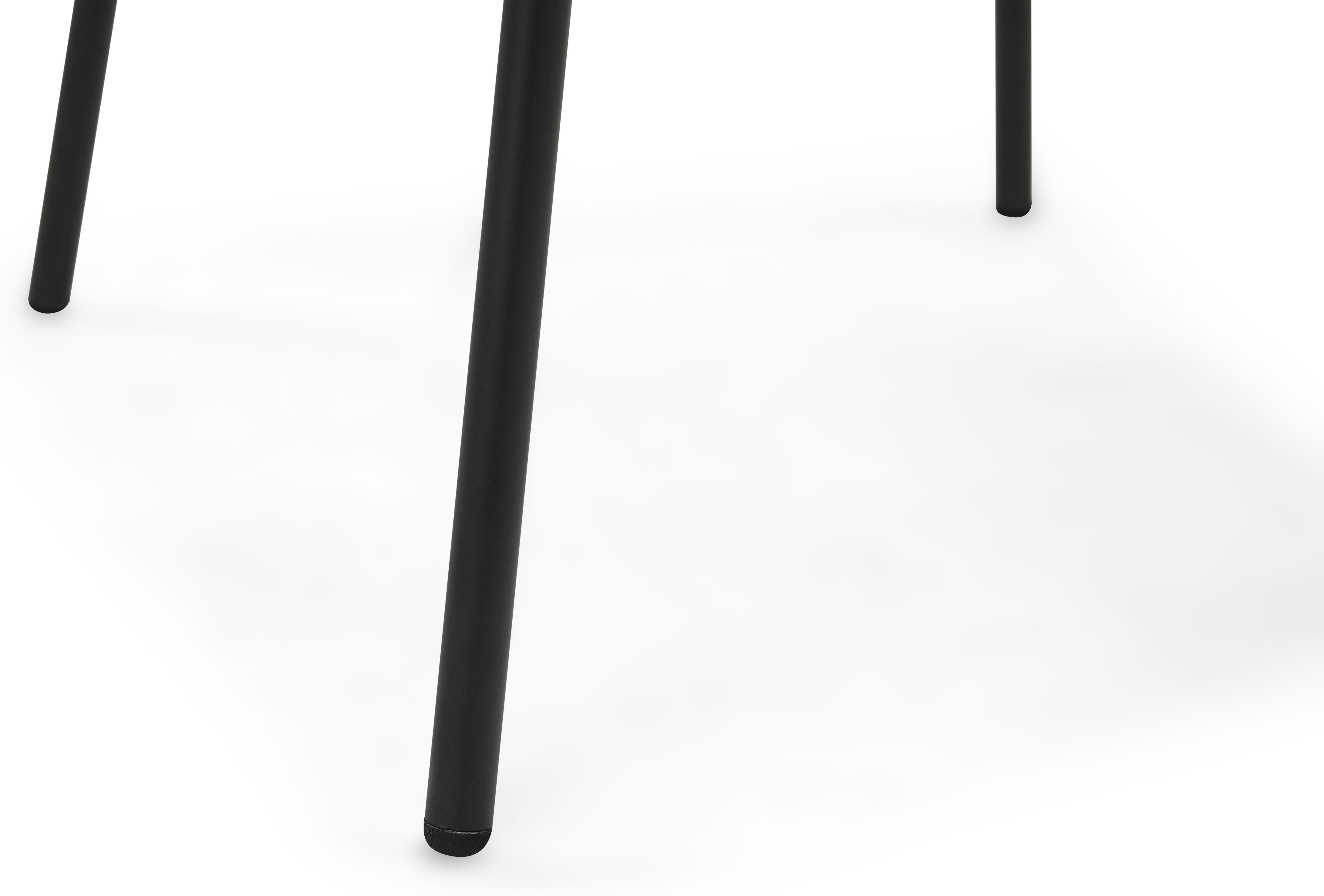 Silla de comedor Milton con marco de acero recubierto en pintura electrostática negra, tela Diego Kit. - image 2