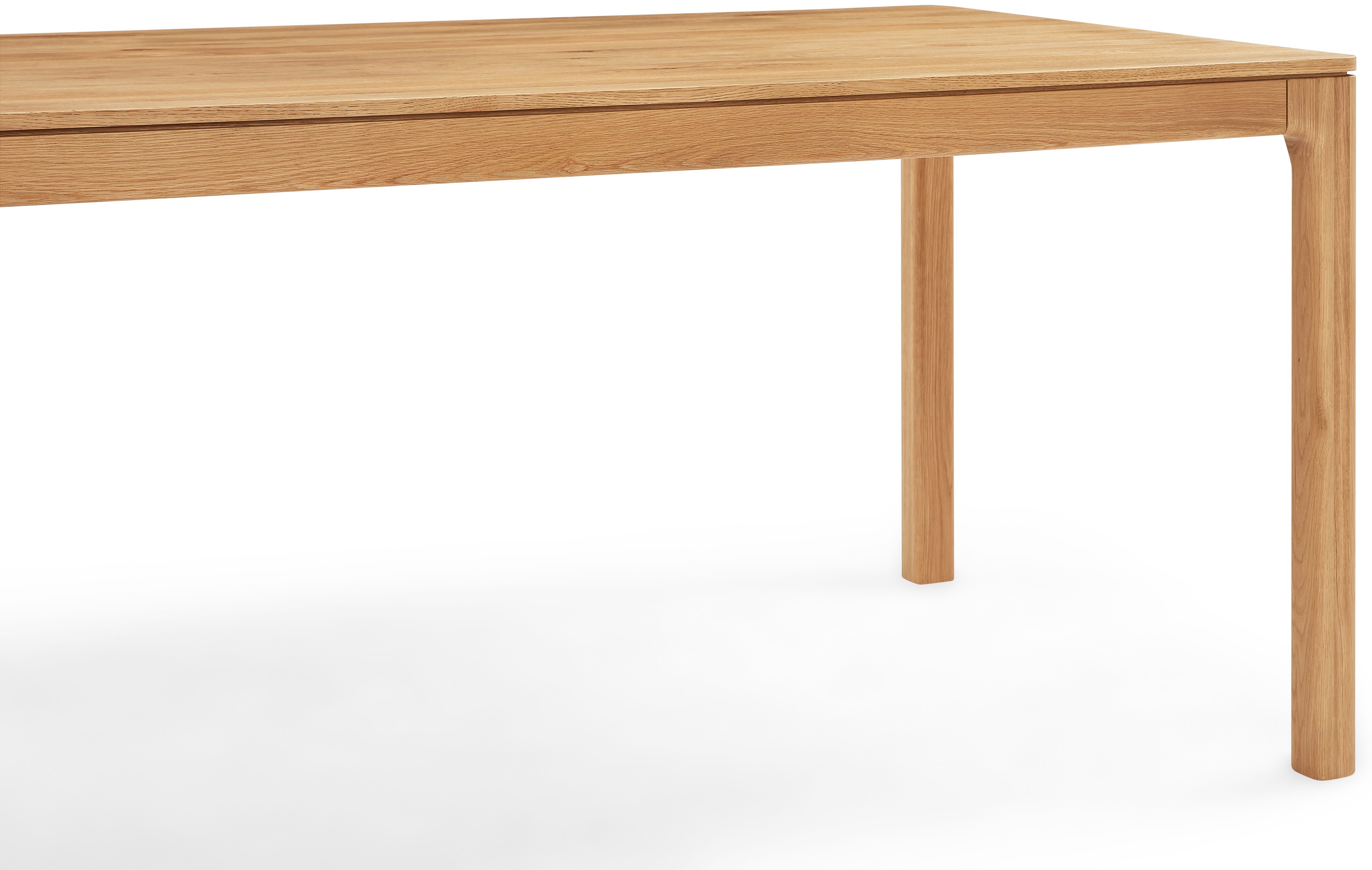 Aurora dining table with Solid natural oak frame, 180 cm - image 5