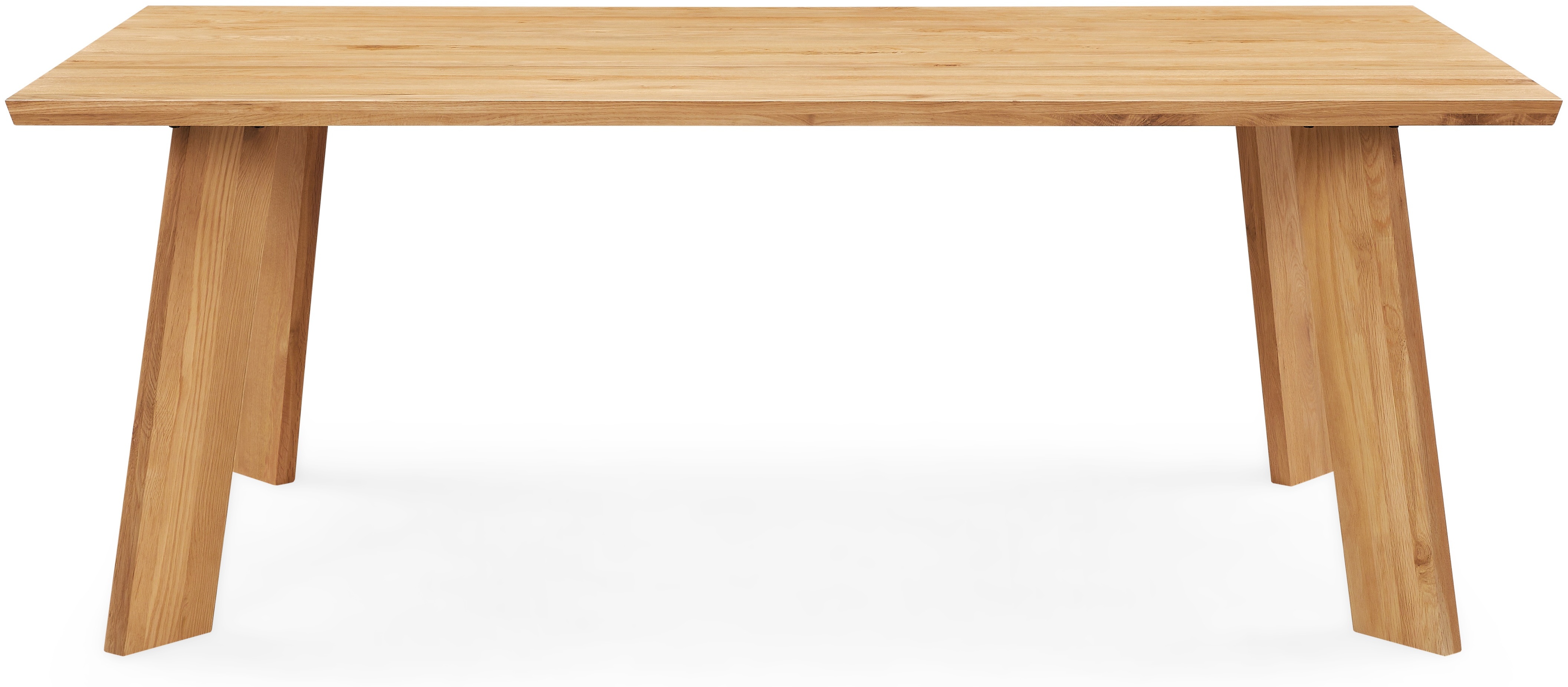 Bloc dining table with Solid natural oak frame, 200 cm - image 2