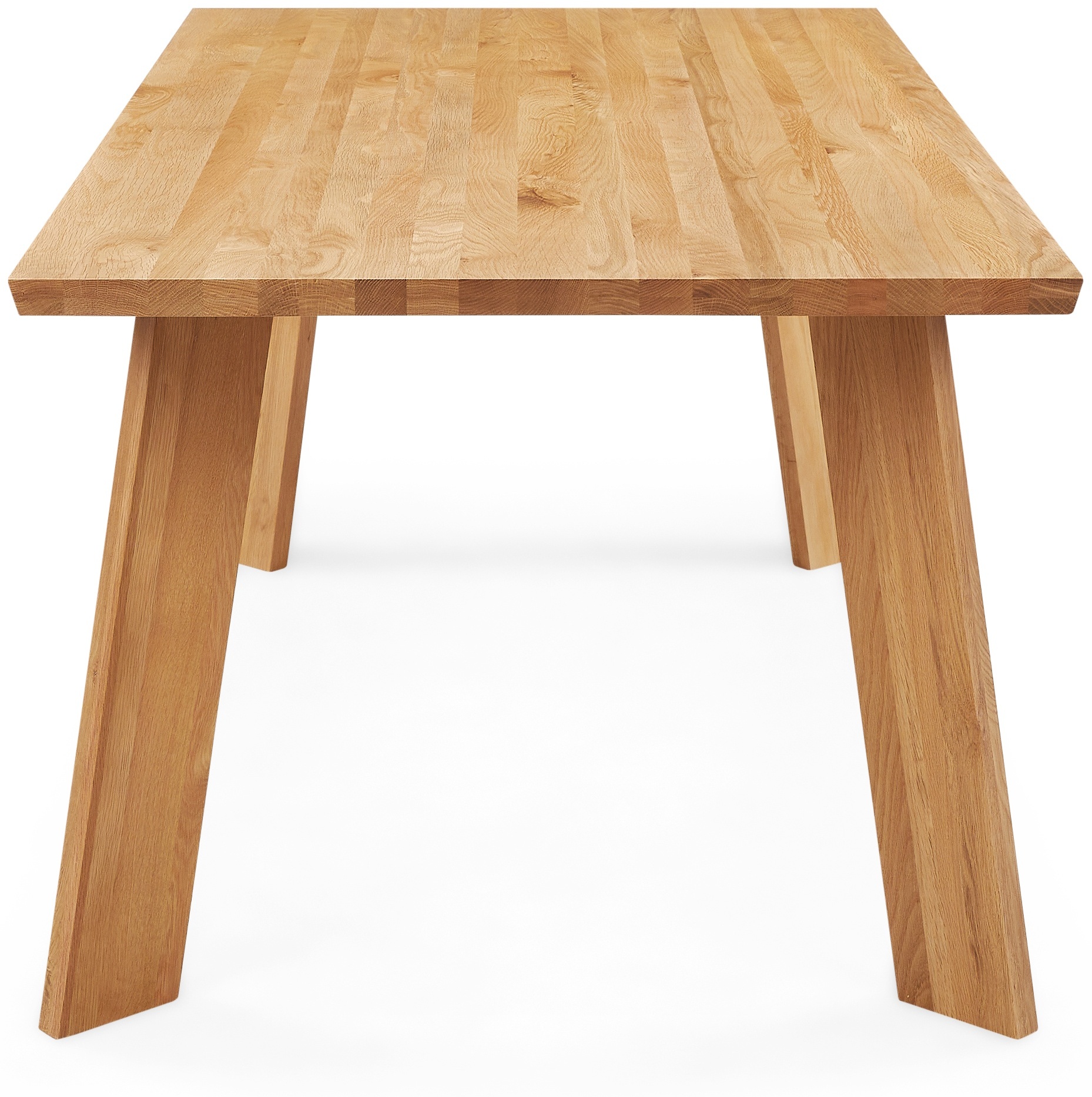 Mesa de comedor Bloc con marco de roble natural sólido, 200 cm. - image 3