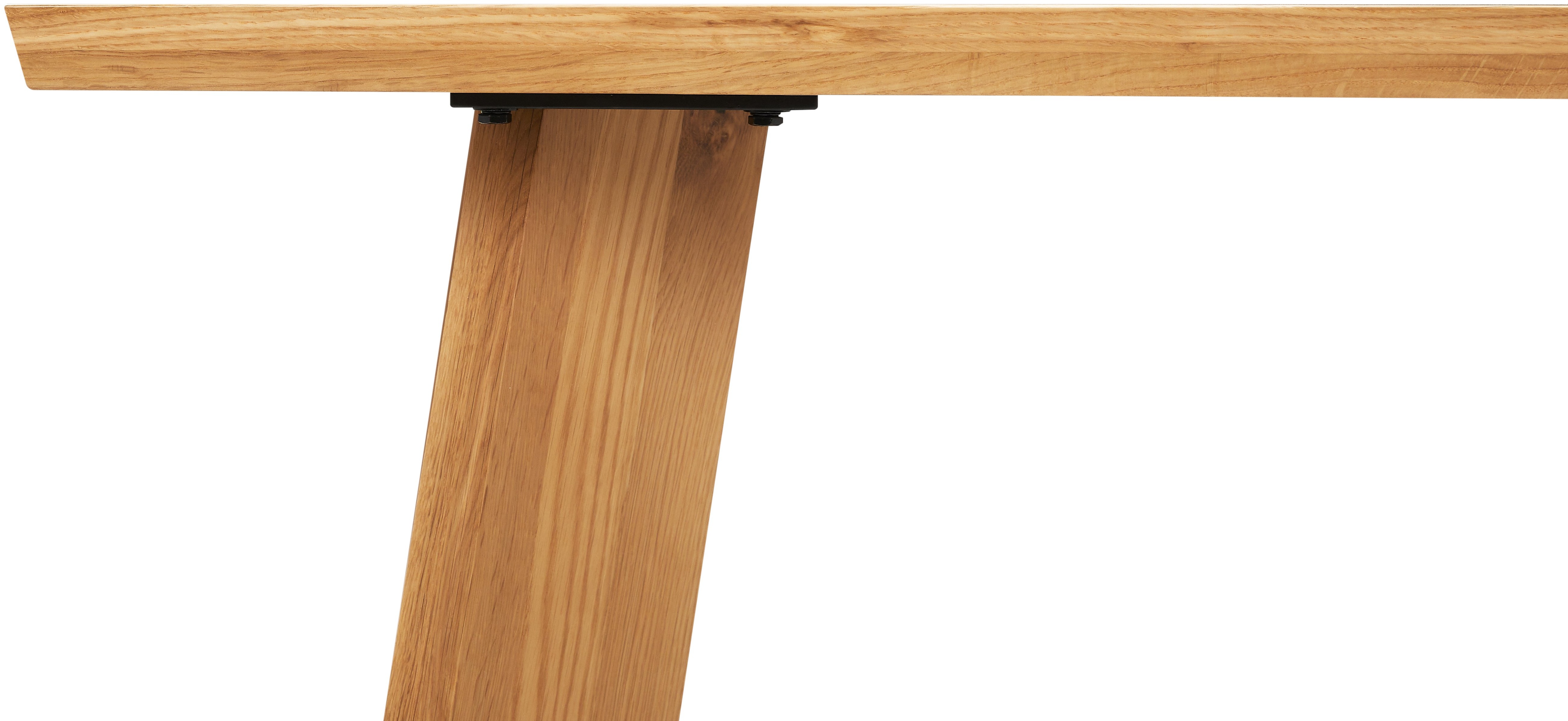 Mesa de comedor Bloc con marco de roble natural sólido, 200 cm. - image 5