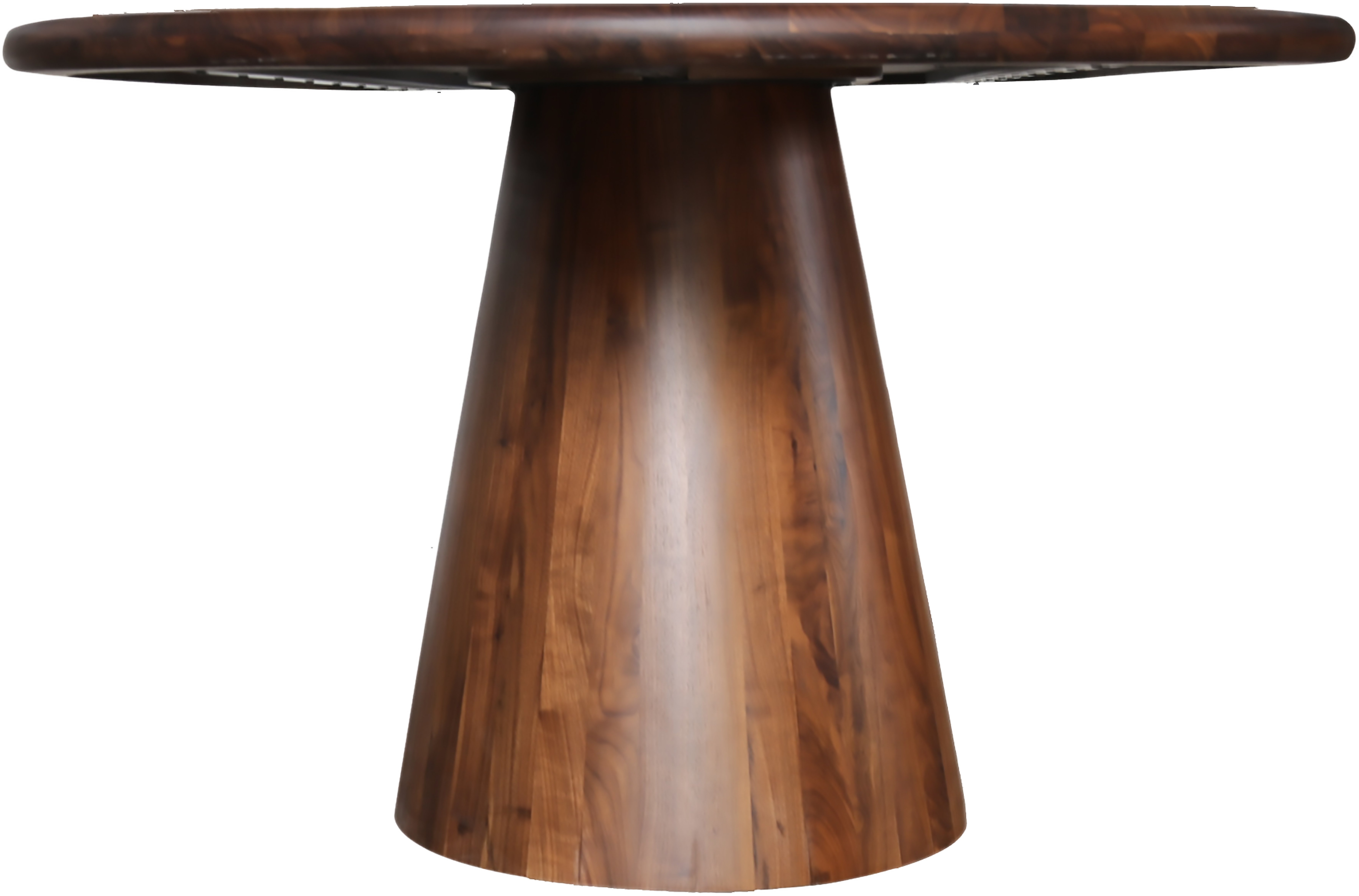 Mesa de comedor ovalada Ferrara con marco de nogal natural sólido, 240 cm - image 4