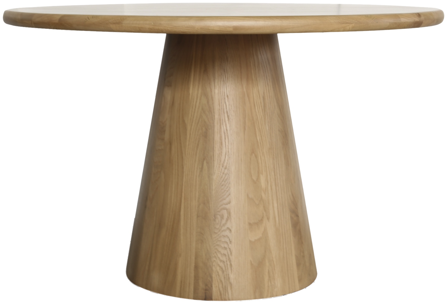 Mesa de comedor redonda Ferrara con marco de roble natural sólido, 120 cm - image 2