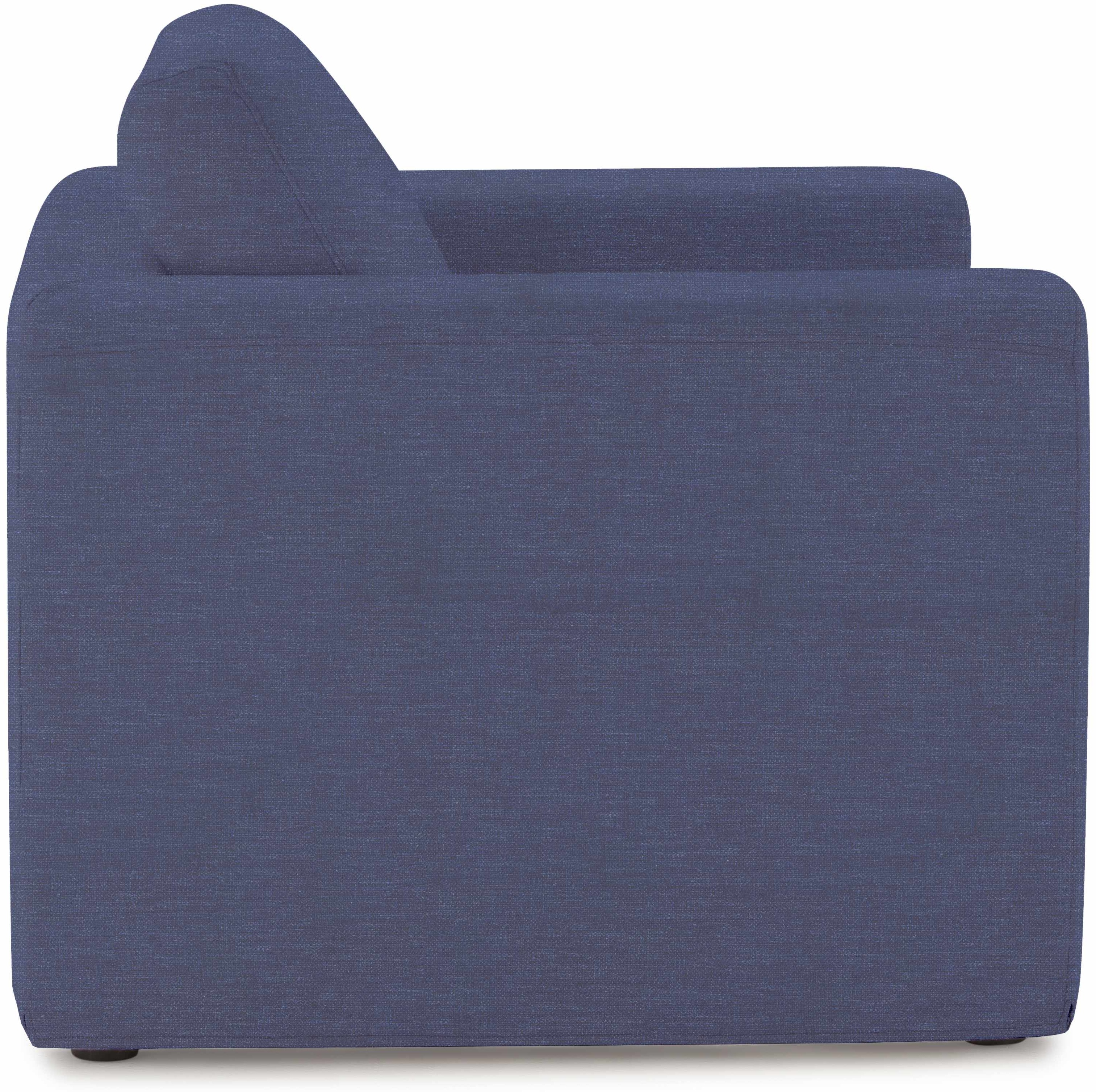 Sofá de 1 puesto Breeze con tela FLW azul marino. - image 2