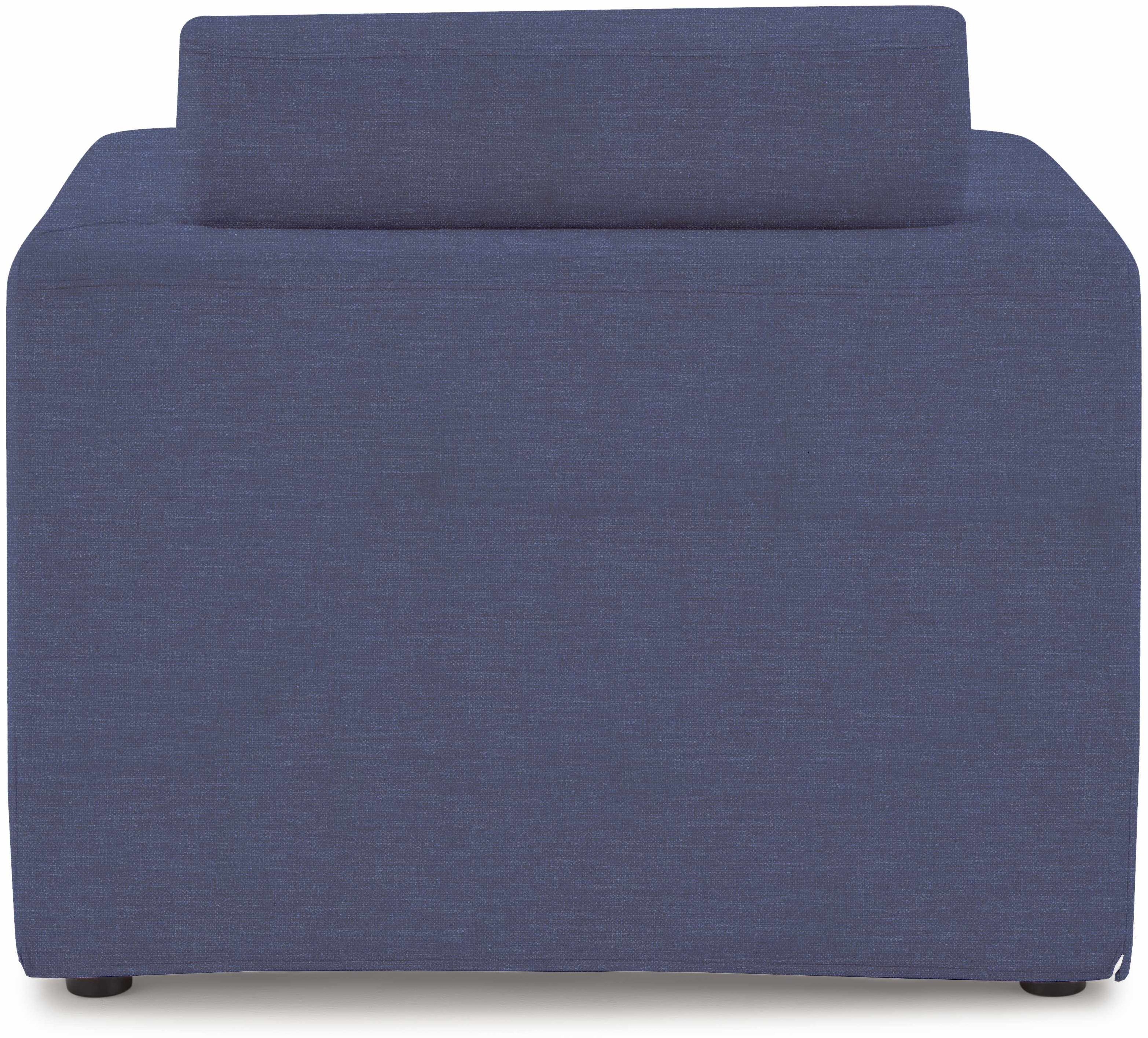 Breeze 1 seater sofa with FLW Navy Blue Fabric - image 3