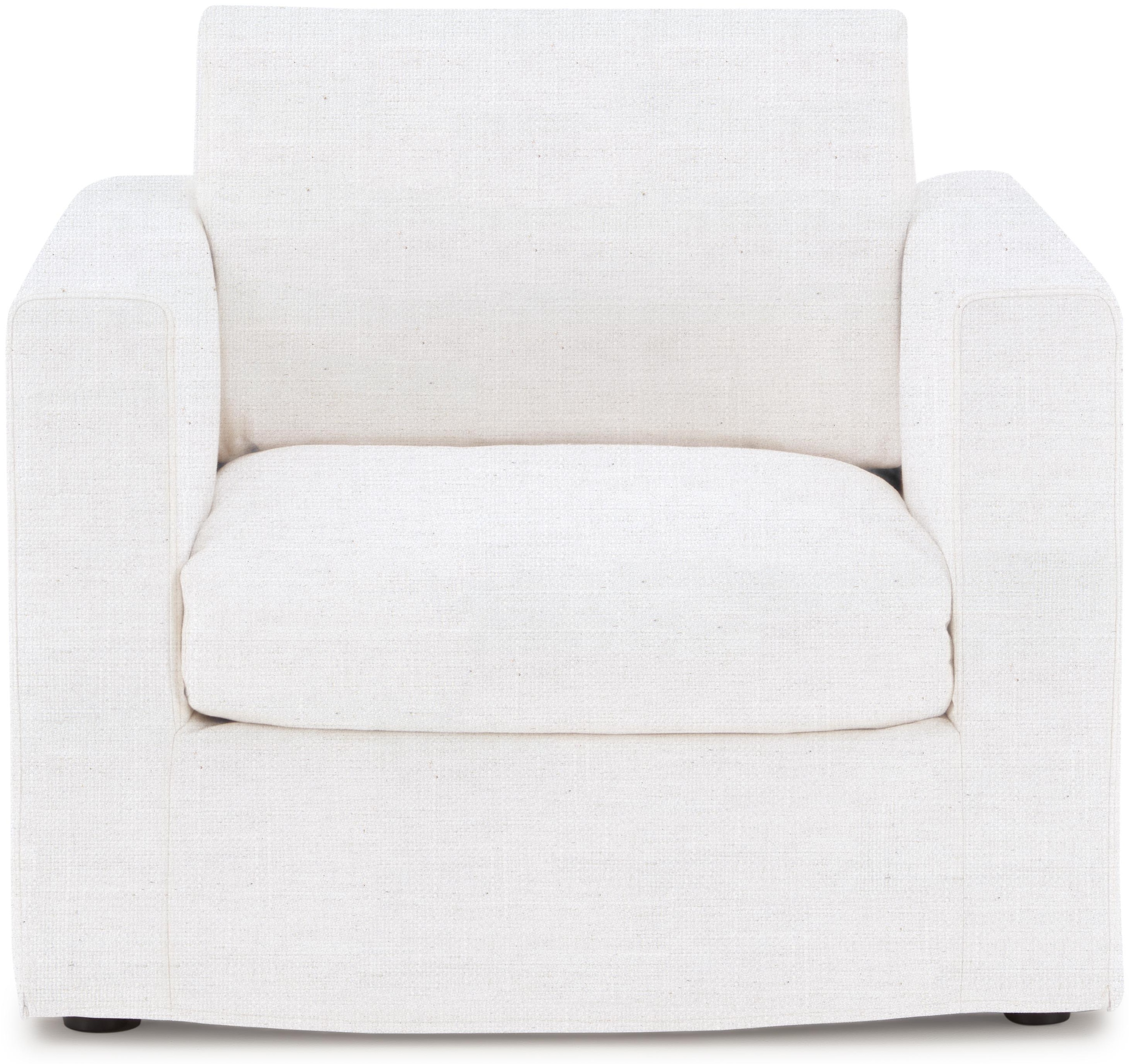 Sofá de 1 puesto Breeze con tela FLW en blanco hueso. - image 4