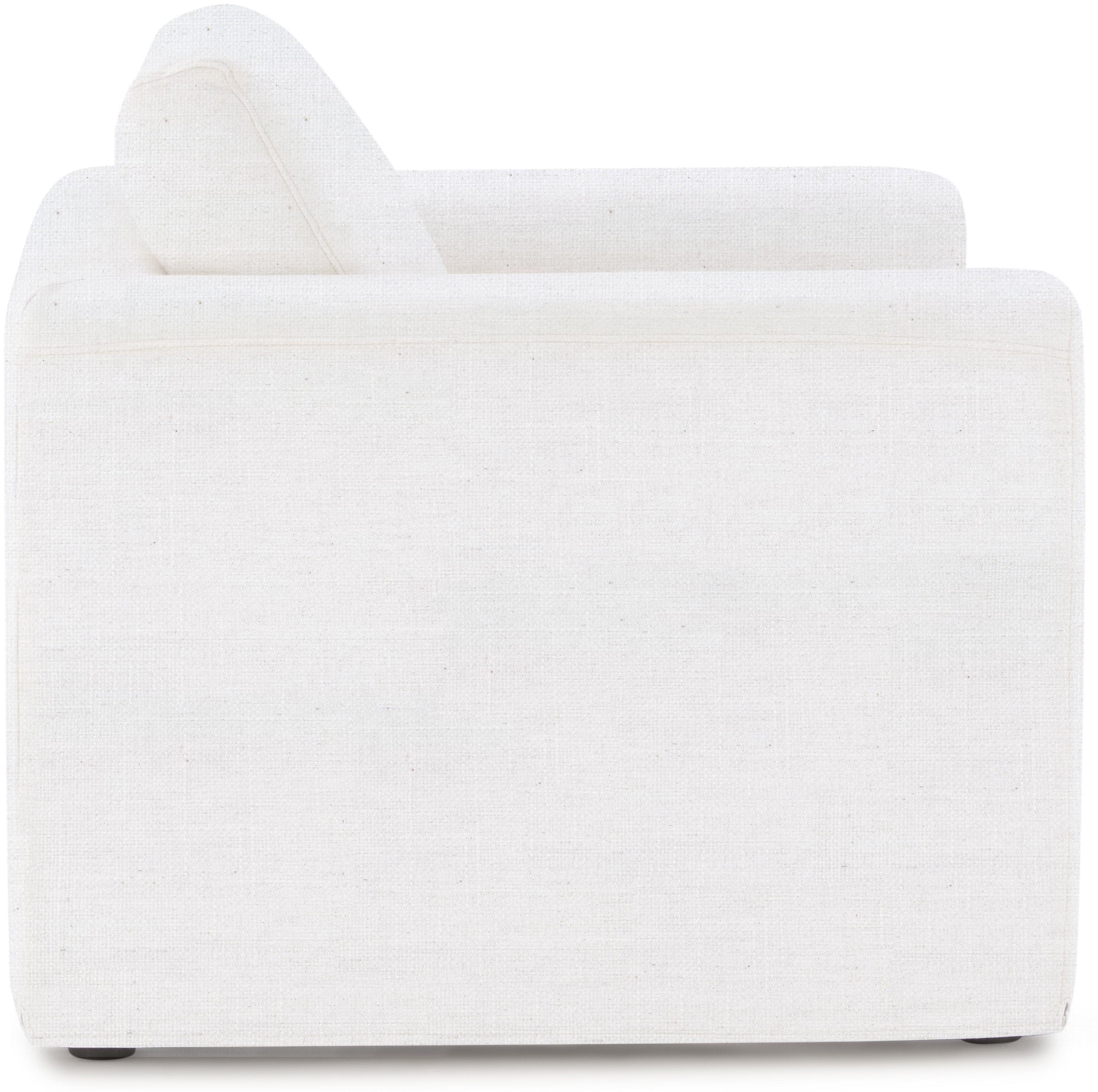 Sofá de 1 puesto Breeze con tela FLW en blanco hueso. - image 5