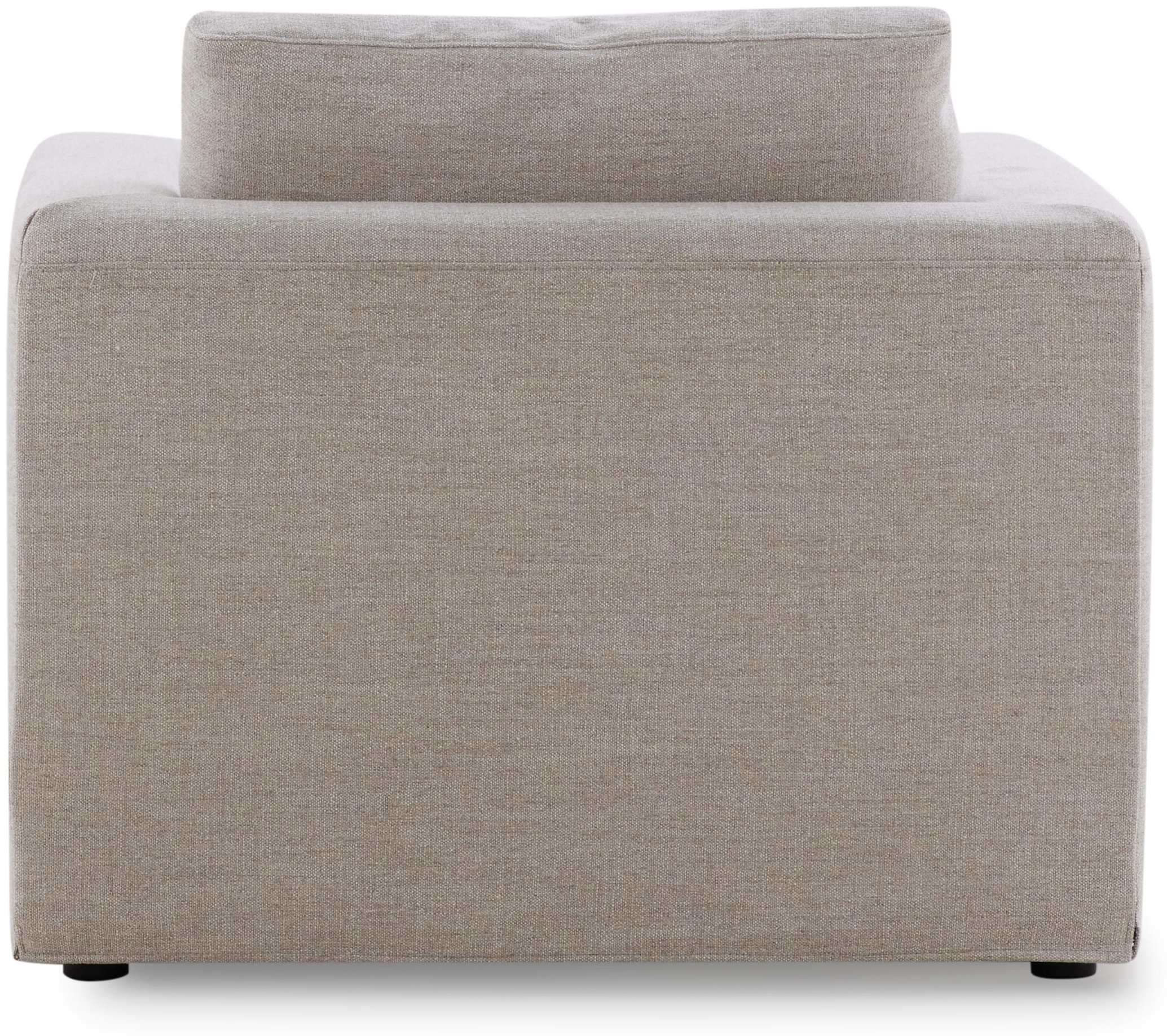 Breeze 1 seater sofa with LOX Khaki Fabric - image 1