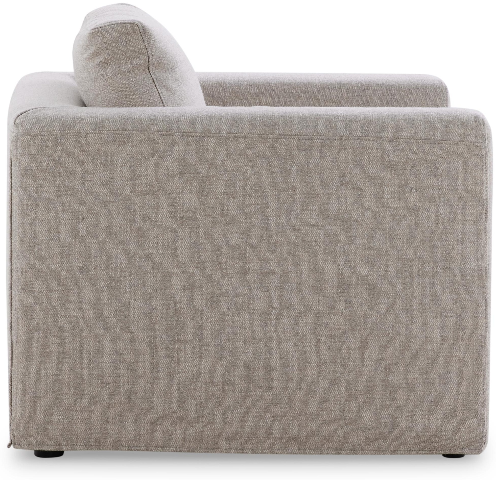 Breeze 1 seater sofa with LOX Khaki Fabric - image 2
