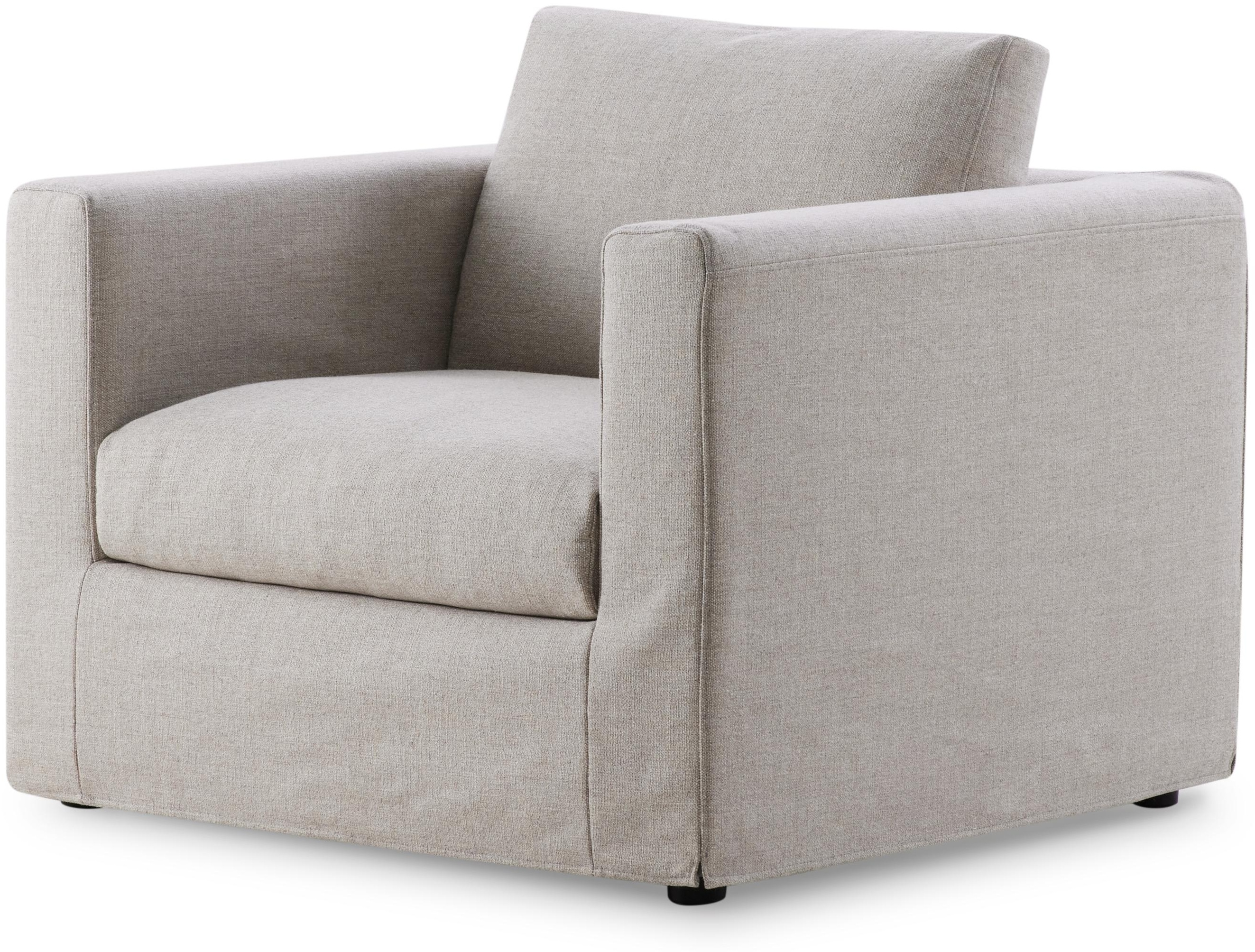 Breeze 1 seater sofa with LOX Khaki Fabric - image 3