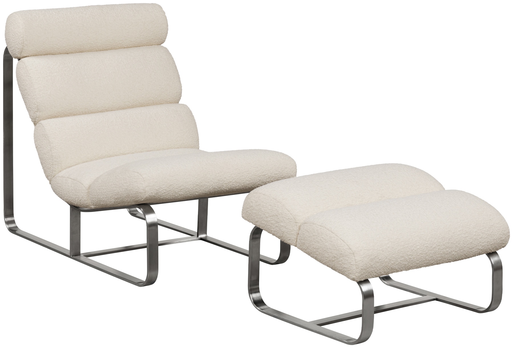 Fergus lounge chair with Black Powder coated steel frame, Oxford Spice Leather - image 1