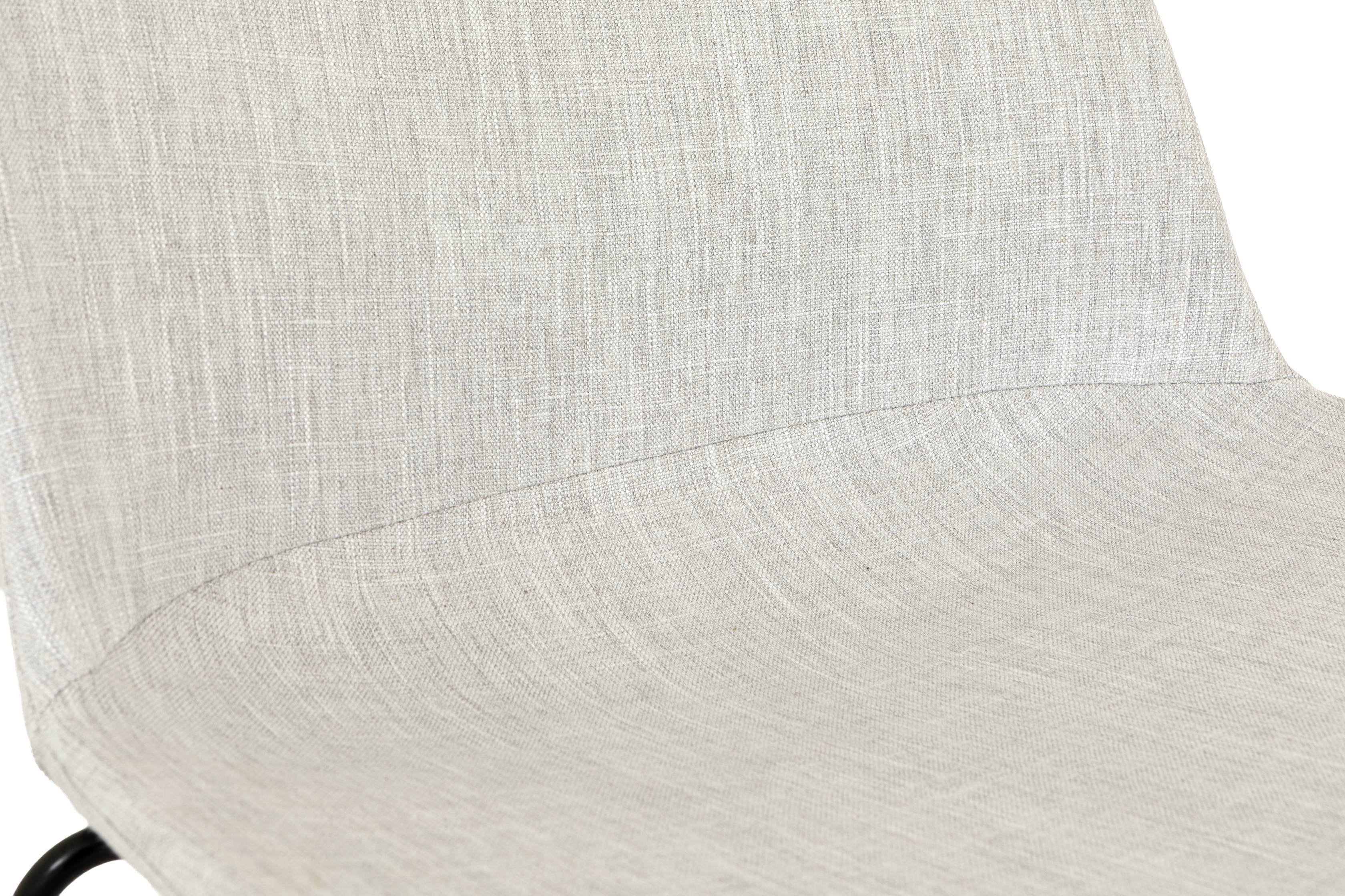 lip lounge chair with Black Powder coated steel frame, Diego Kit Fabric - image 4