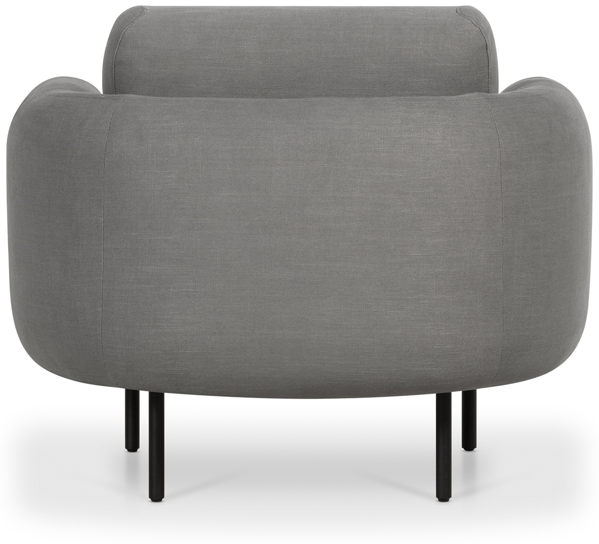 Miro 1 seater sofa with Diego Steel Fabric - image 3