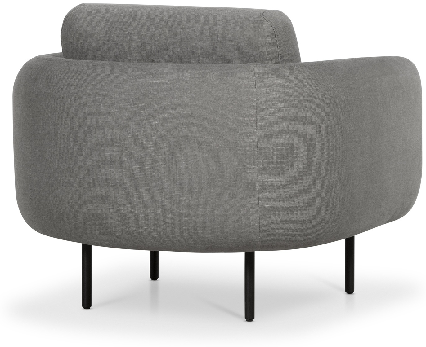 Miro 1 seater sofa with Diego Steel Fabric - image 4