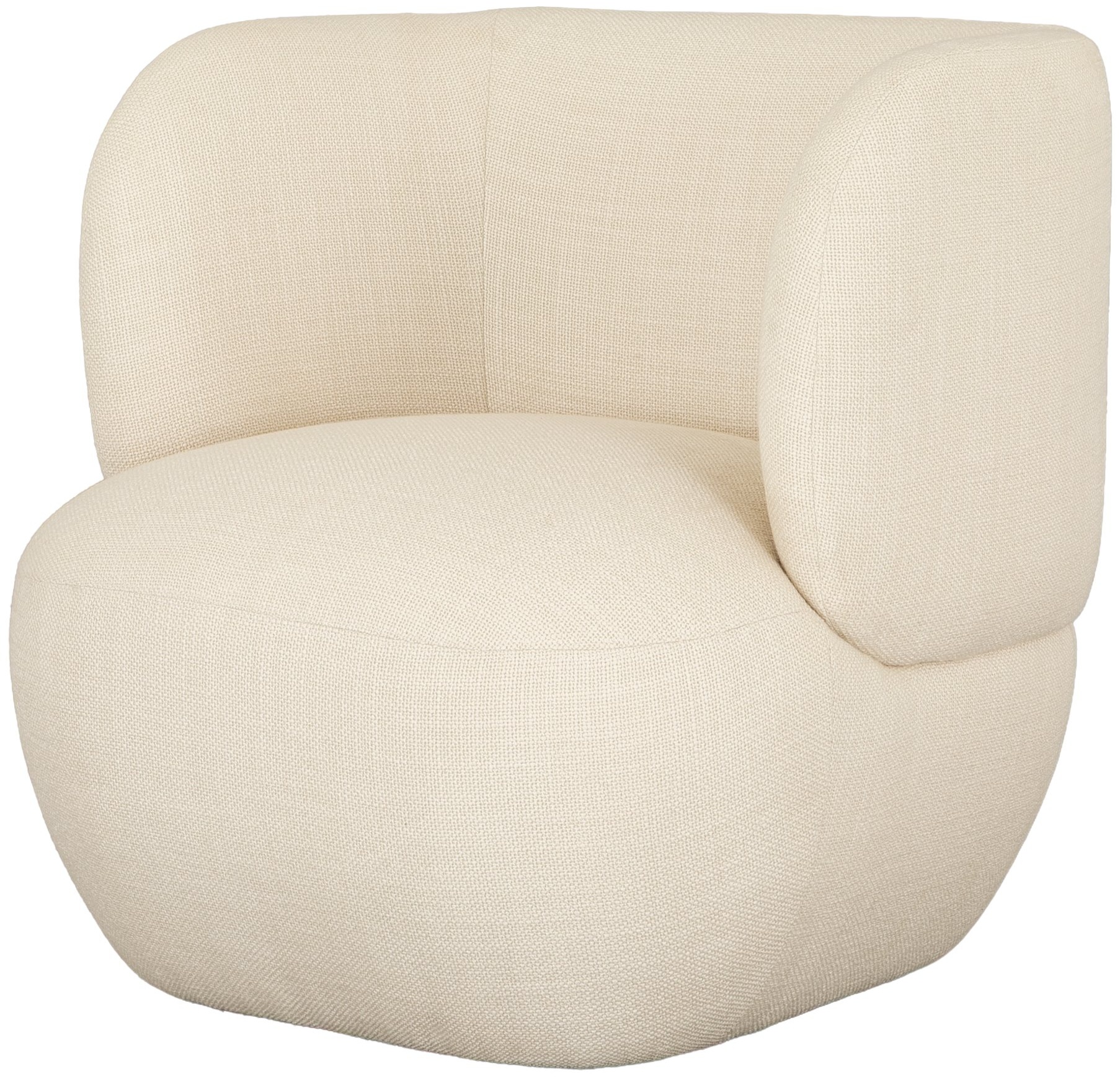 Patricia lounge chair with Bermuda Ivory Fabric - image 1