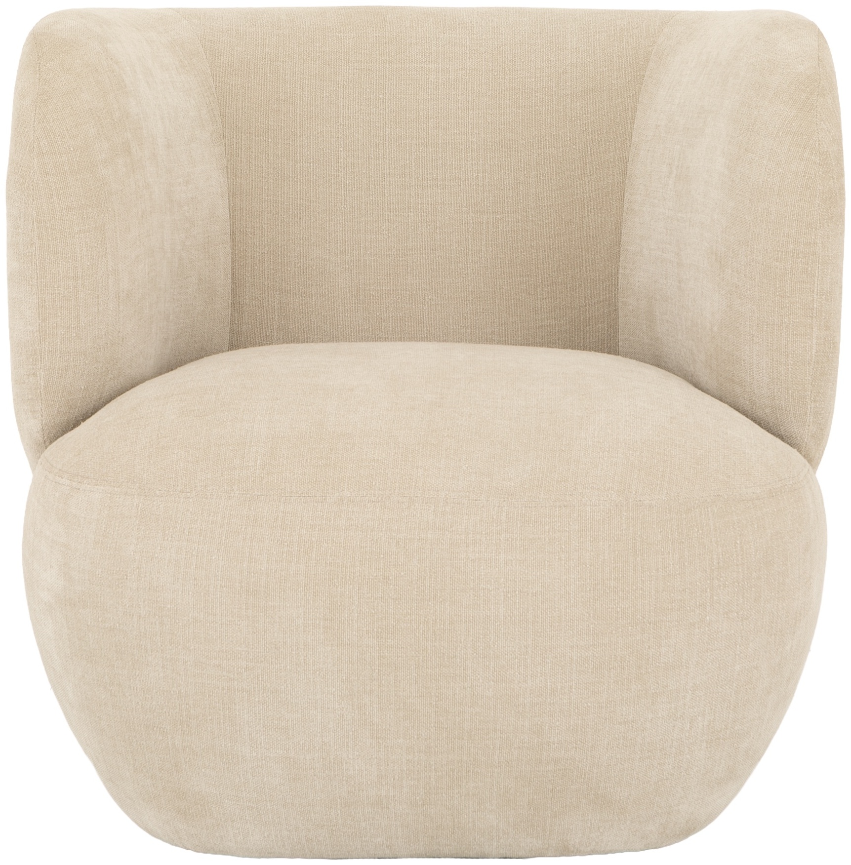 Patricia lounge chair with Chenille Oat Fabric - image 1