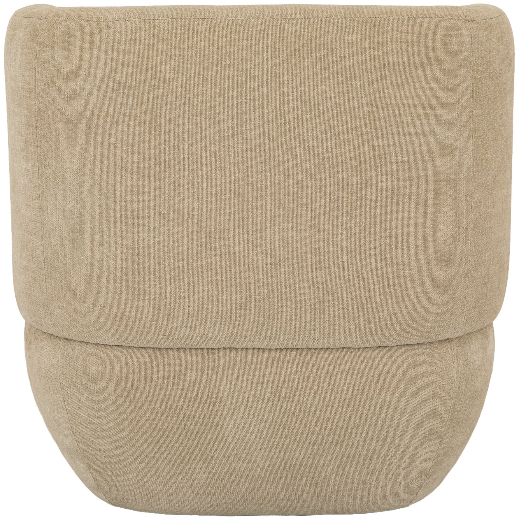 Patricia lounge chair with Chenille Oat Fabric - image 3