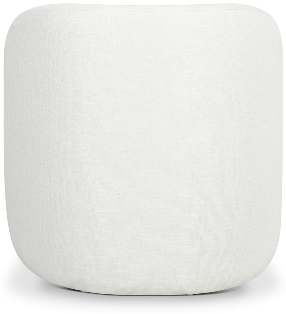 sofá de 1 puesto shell con tela Diego Cream - image 4