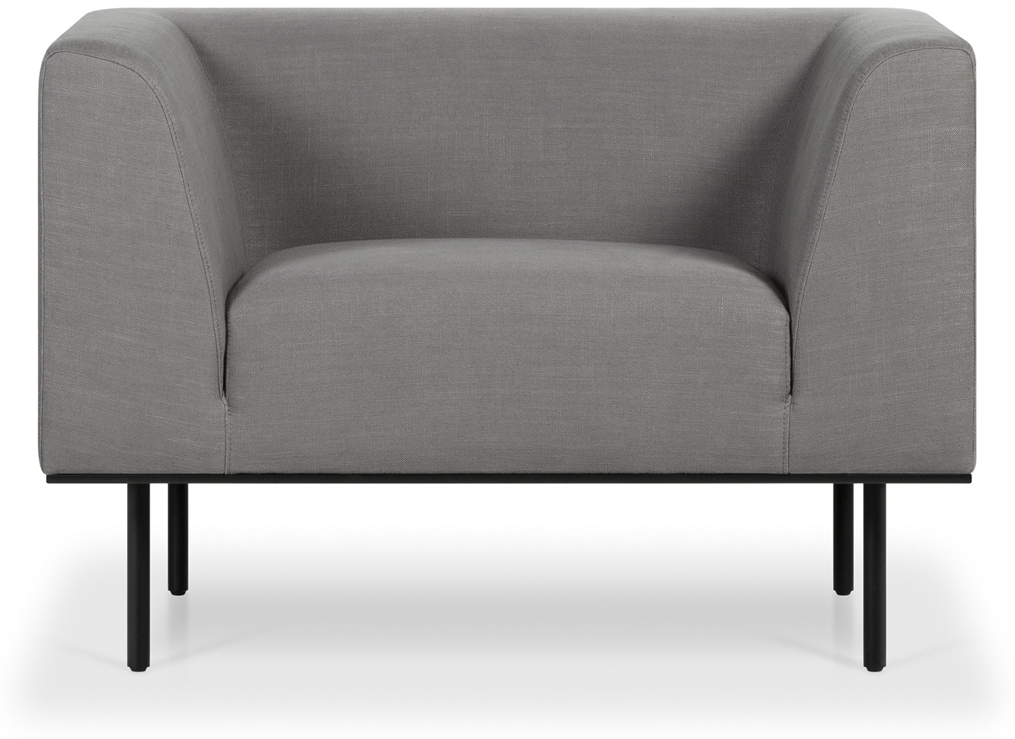 Vega 1 seater sofa with Diego Steel Fabric - image 1