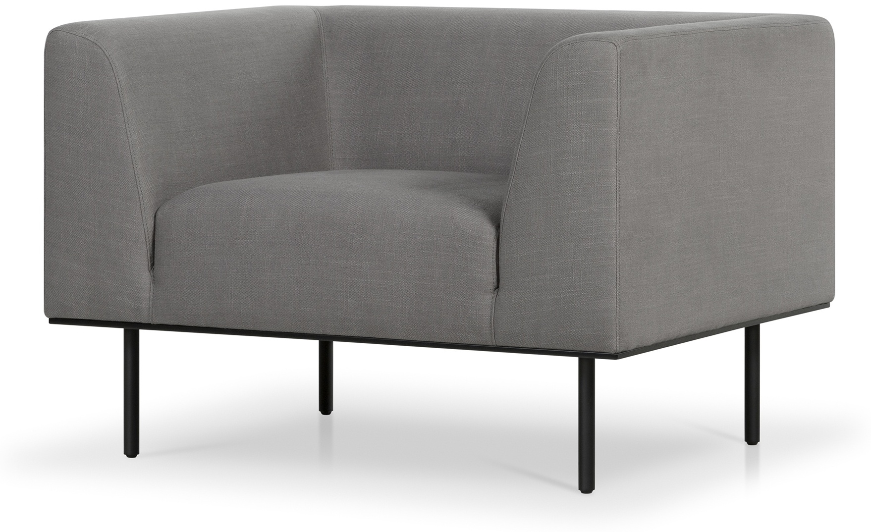 Vega 1 seater sofa with Diego Steel Fabric - image 2