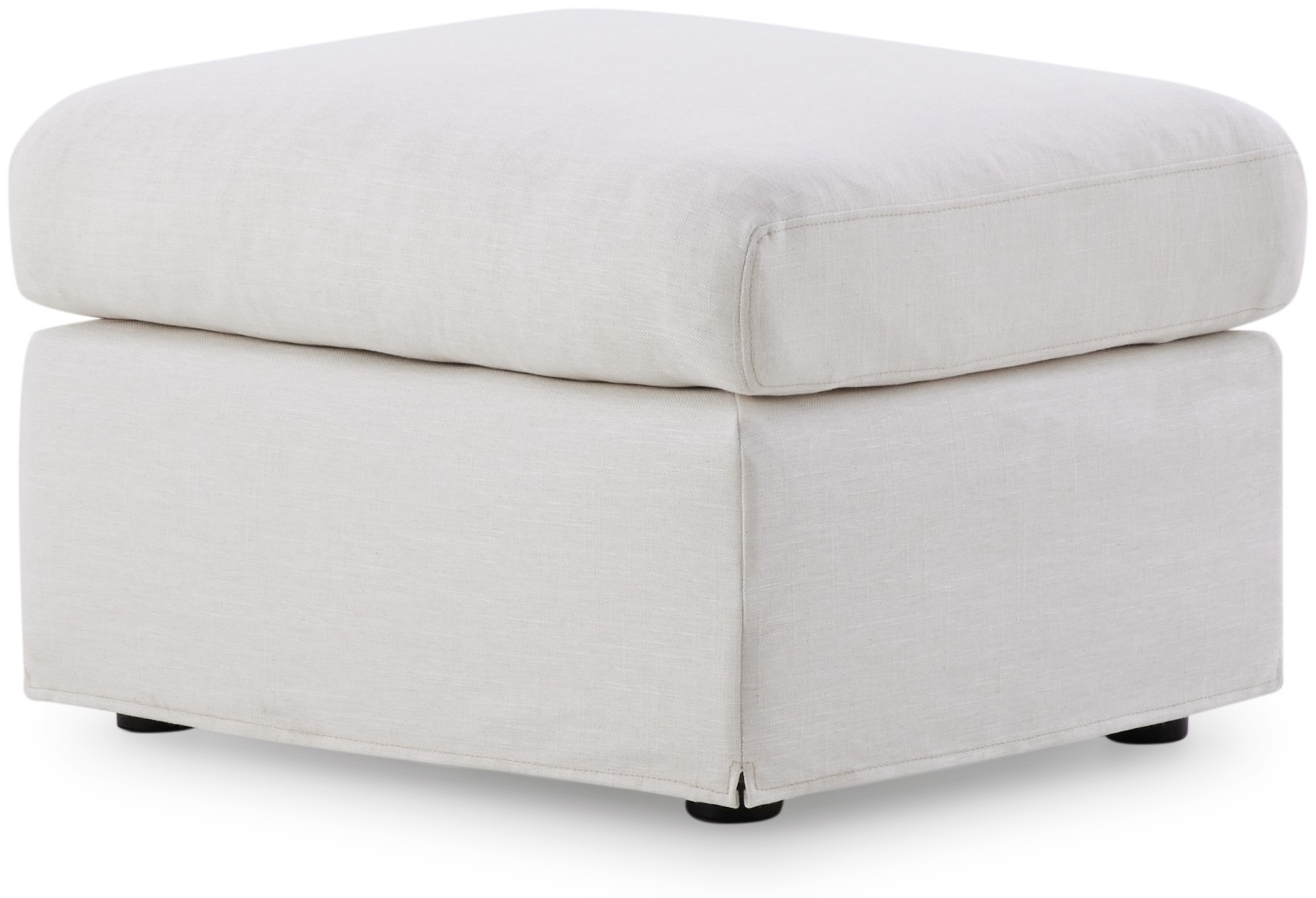 ottoman breeze con tela FLW en blanco hueso - image 1