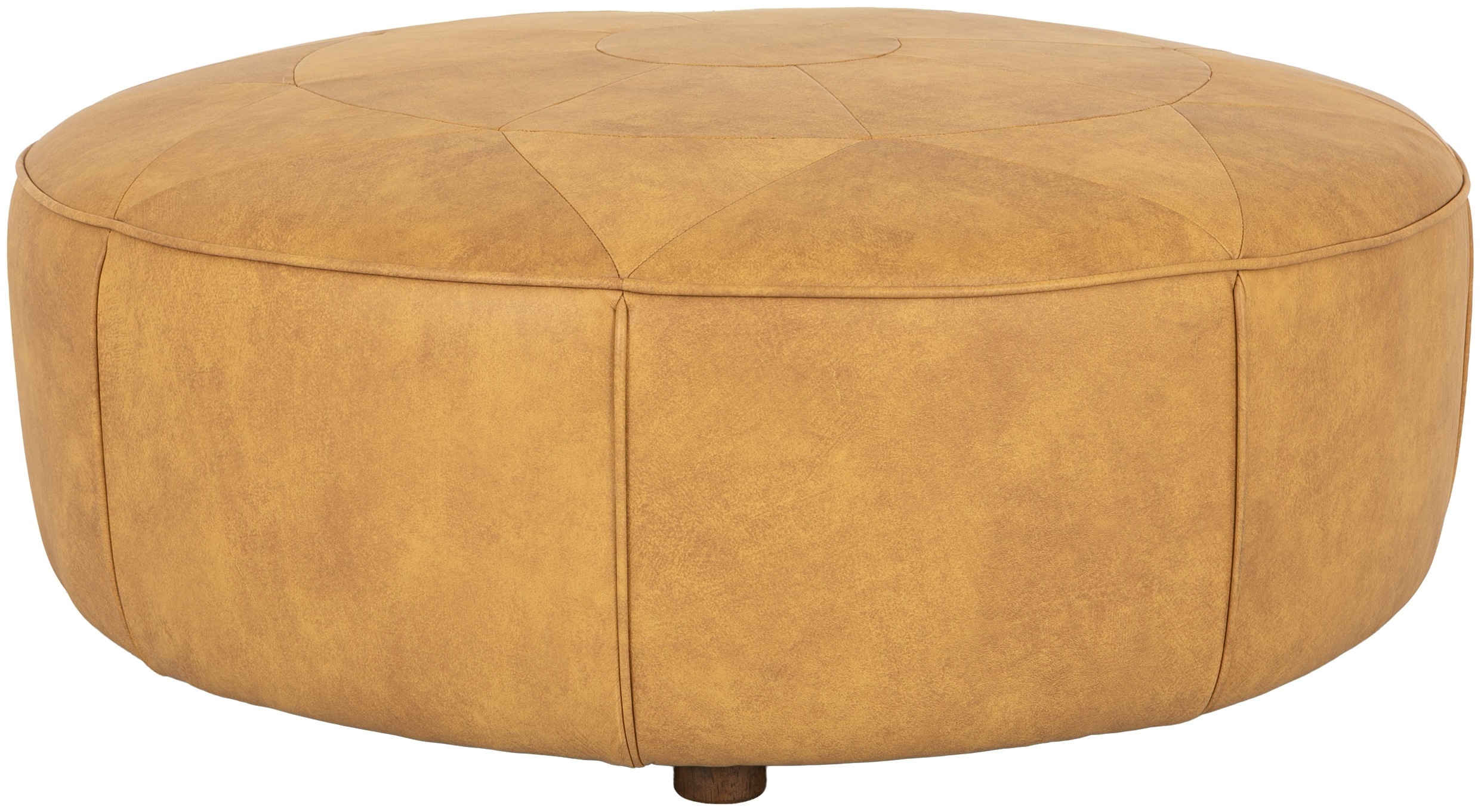 Otomana Compass con cuero Courier Tan. - image 1
