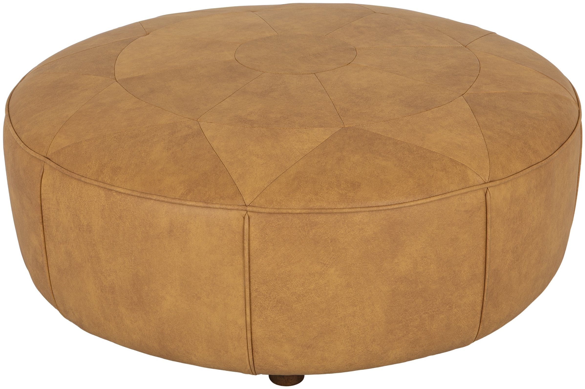 Compass ottoman with Courier Tan Leather - image 2