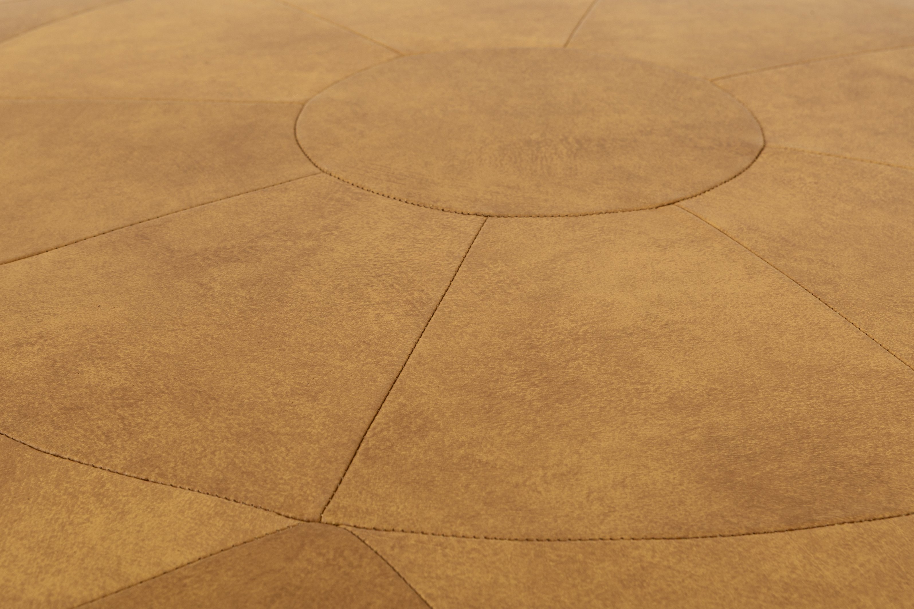 Compass ottoman with Courier Tan Leather - image 4