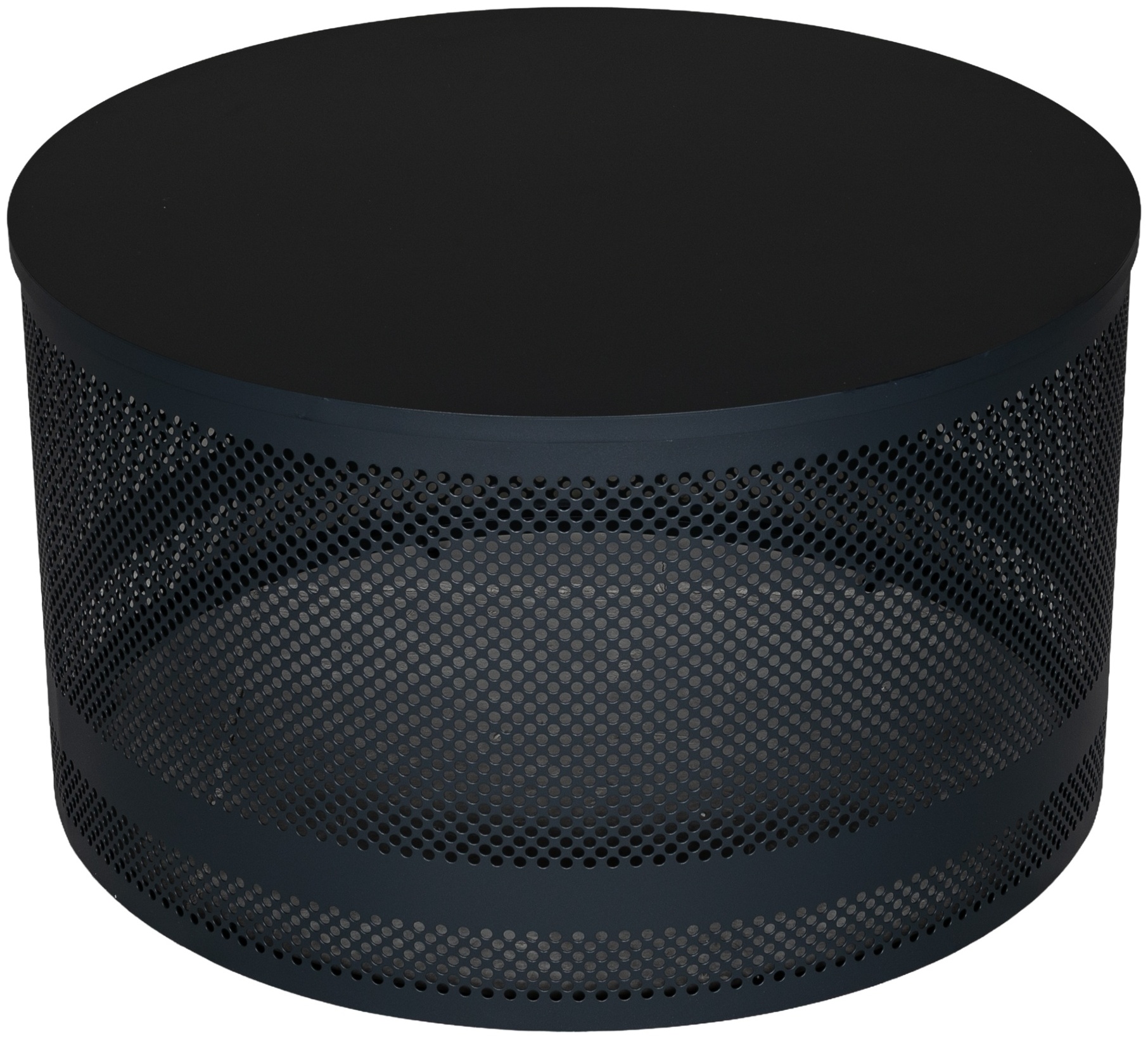 Petrol Coffee Table with Black Powder coated steel frame, 78 cm - image 2